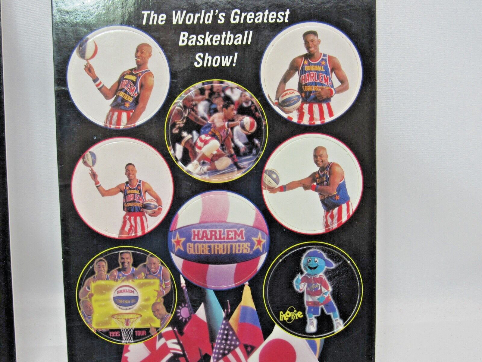 1995 Harlem Globetrotters 15 Officially Licensed Collector’s Caps Pogs Milk Caps