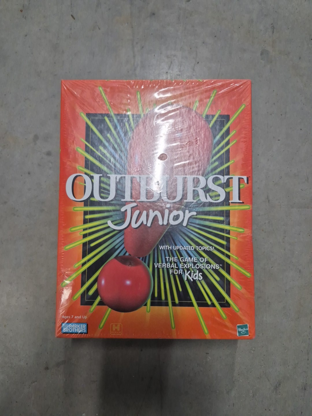 Hasbro Parker Brothers Outburst Junior Game 1999 Version Sealed