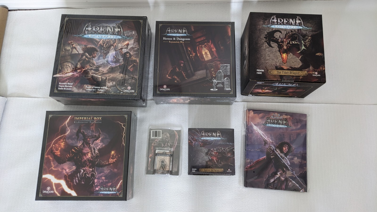 Kickstarter Arena: The Contest All-in pledge Expansions, KSE & Promos NEW Sealed