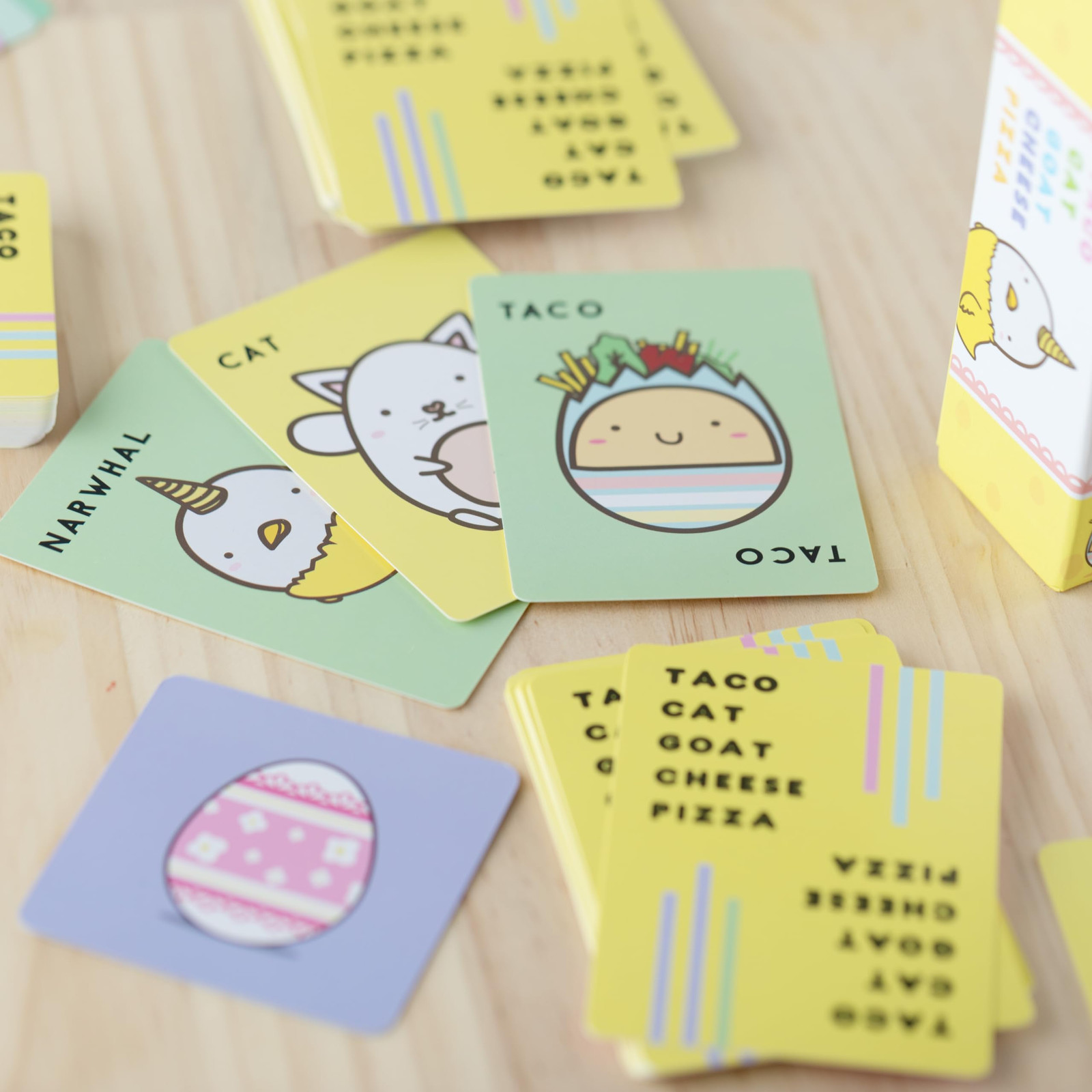 Taco Cat Goat Cheese Pizza Easter Edition Tabletop Game Party Fun