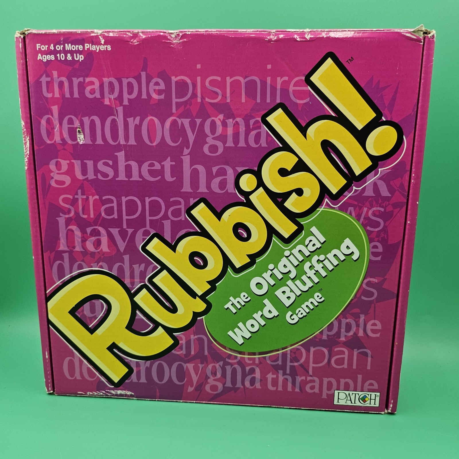 Rubbish Word Bluffing Game 2011 COMPLETE Patch Products VG+ Fun Family Party