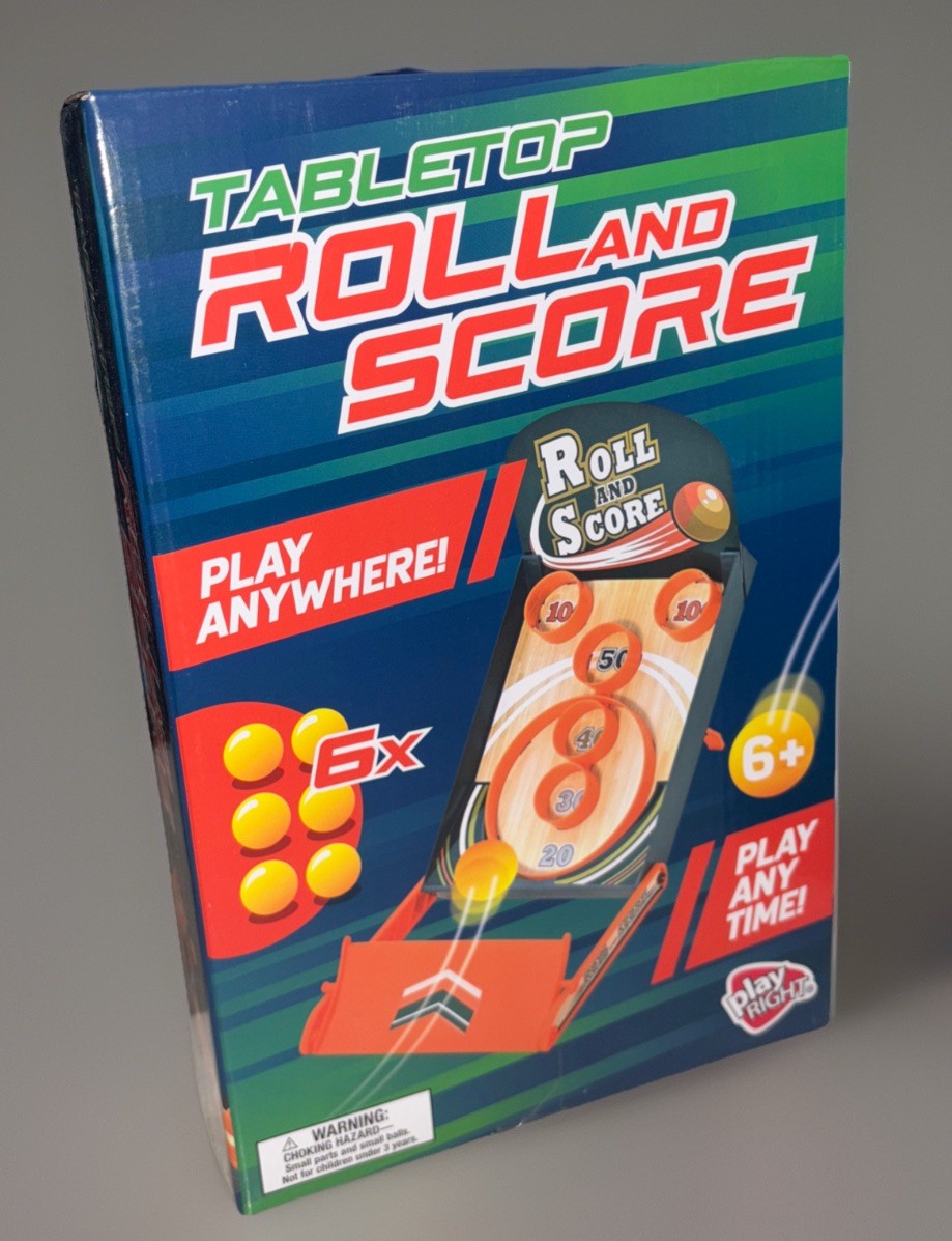 Tabletop Arcade Skeeball Roll And Score Portable Foldable Game – Play Right Toys