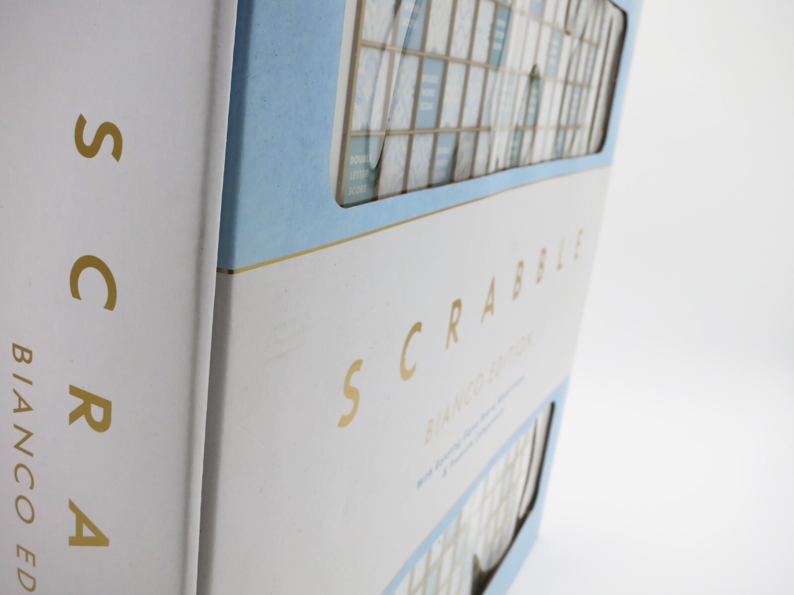 SOLD OUT WS Game Company SCRABBLE Bianco Edition Deluxe