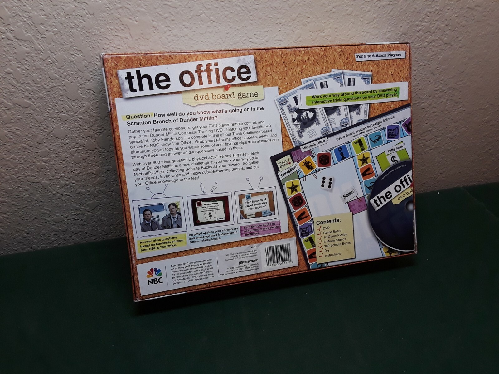 The Office DVD Trivia Board Game Pressman 2008, pre-owned, complete