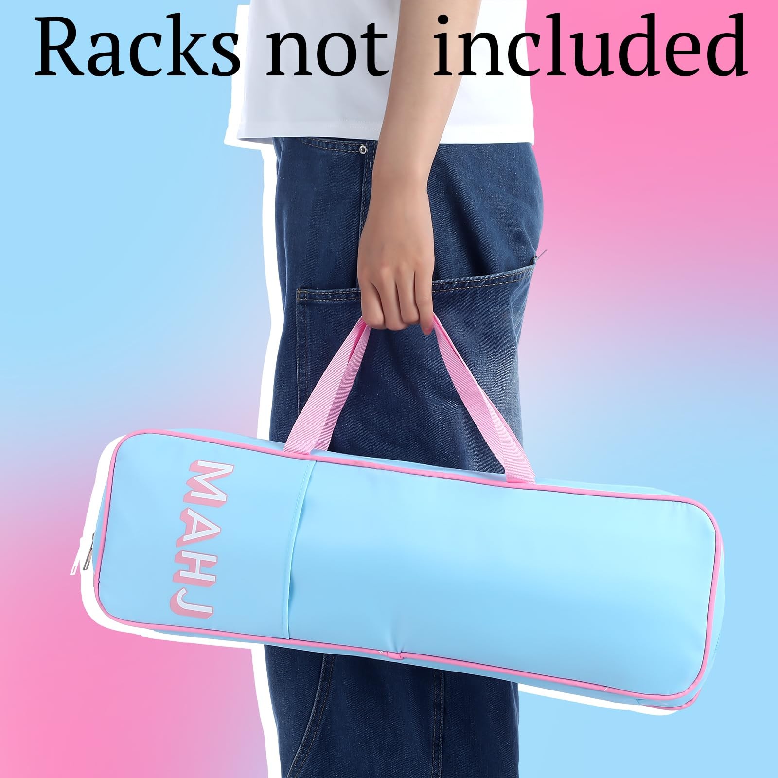 Mahjong Rack Storage Bag 21 x 6.5 x 2 Inches Mahjong Gifts for Mah Jong Tile …