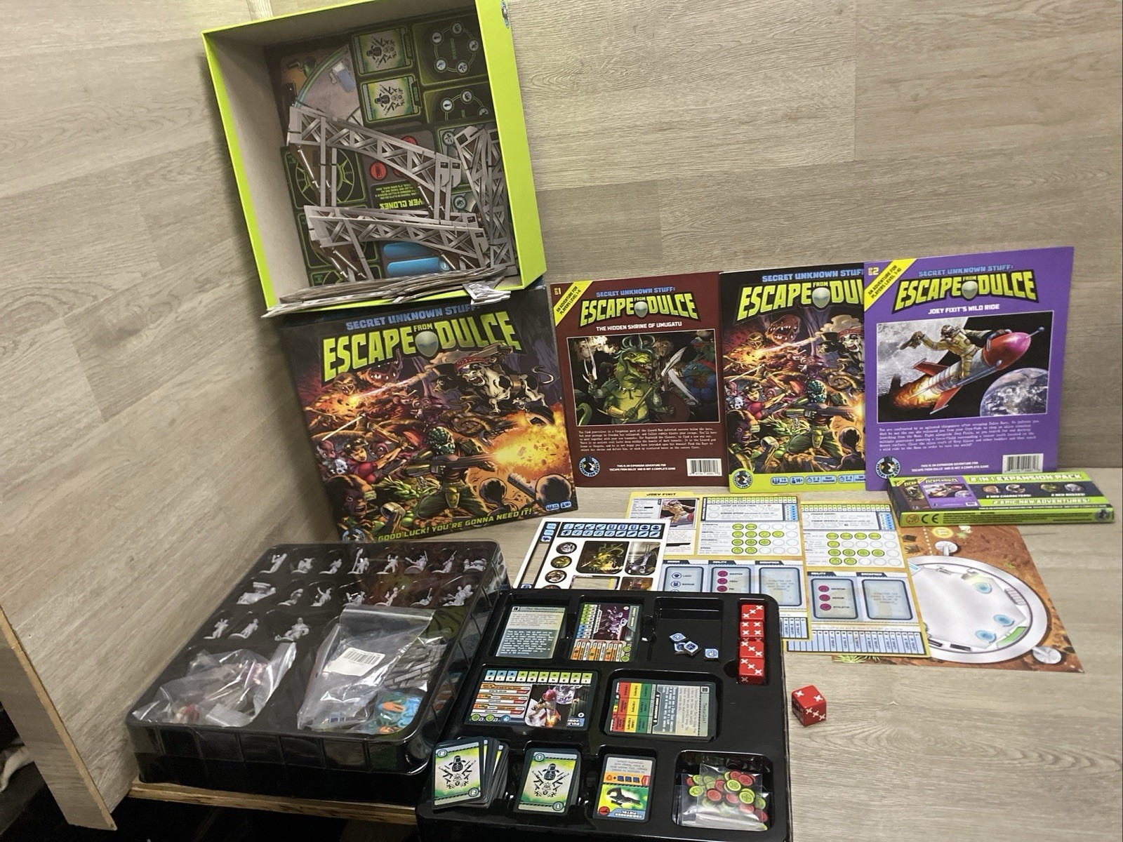 Secret Unknown Stuff Escape From Dulce Board Game (See Desc)