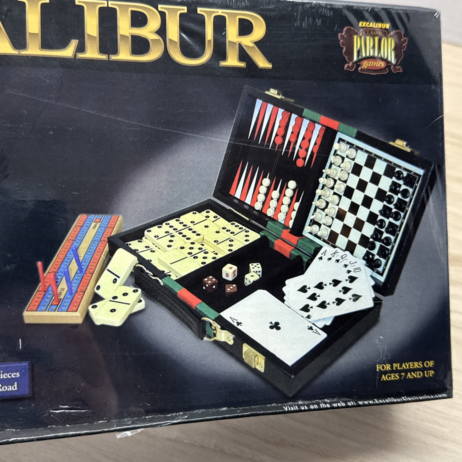 Excalibur 6 in 1 Ultimate Travel Game Pack New in Sealed Wrapped Box