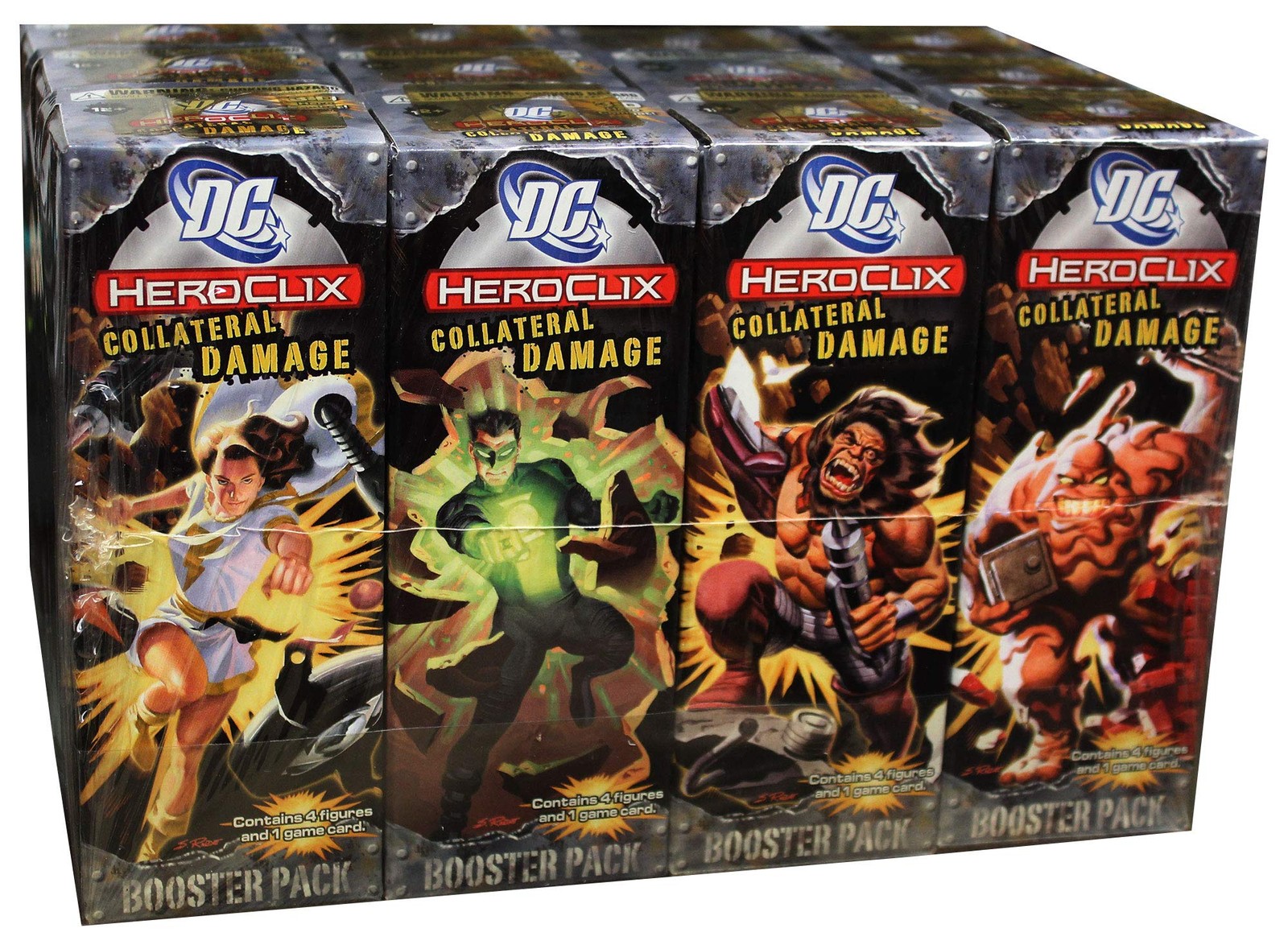 Heroclix – DC Collateral Damage Booster Pack Brick – 12bx4f