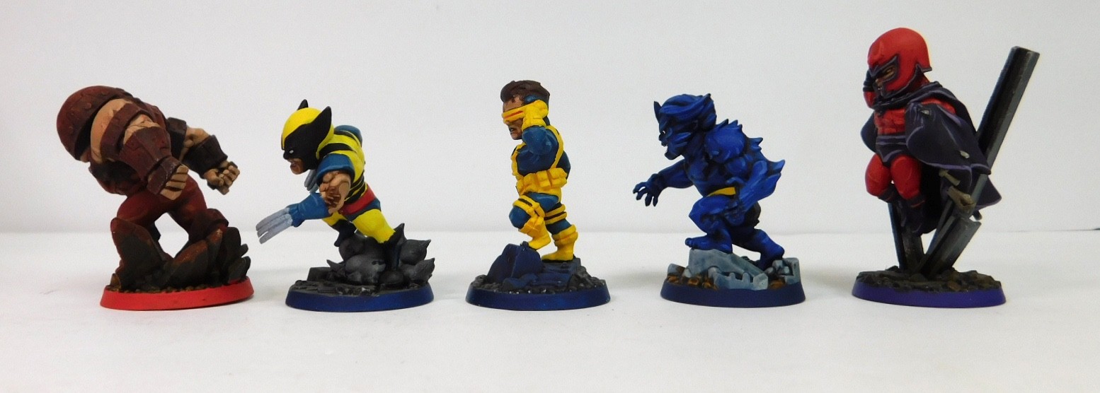 Well Painted Marvel United X-men Core Game CMON & Spin Master
