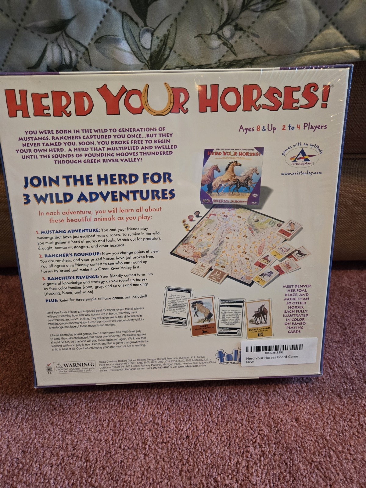 Herd Your Horses Board Game Complete