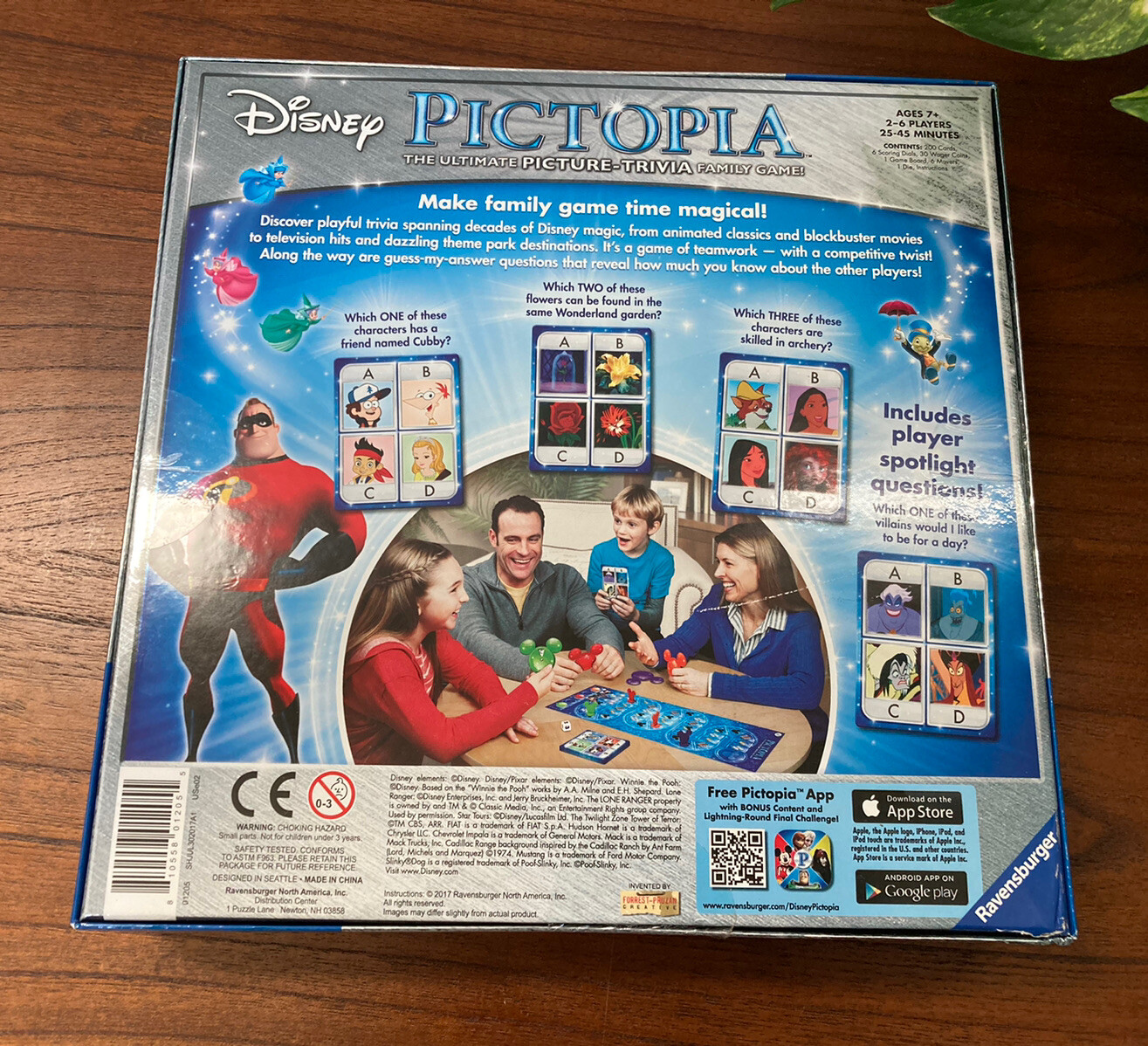 Pictopia Ultimate Picture-Trivia Family Game DISNEY Edition 7+ 2-6 Players NEW