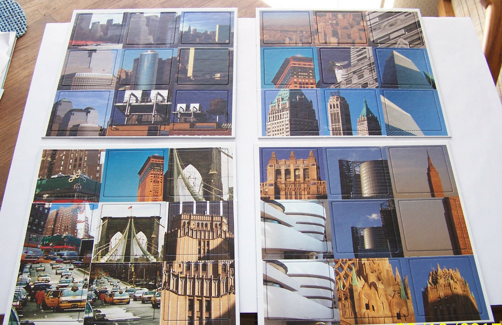 EMEMO “NEW YORK (MANHATTAN) TILE MATCHING GAME – NEW COND.! (SEE SHIP SAVINGS)