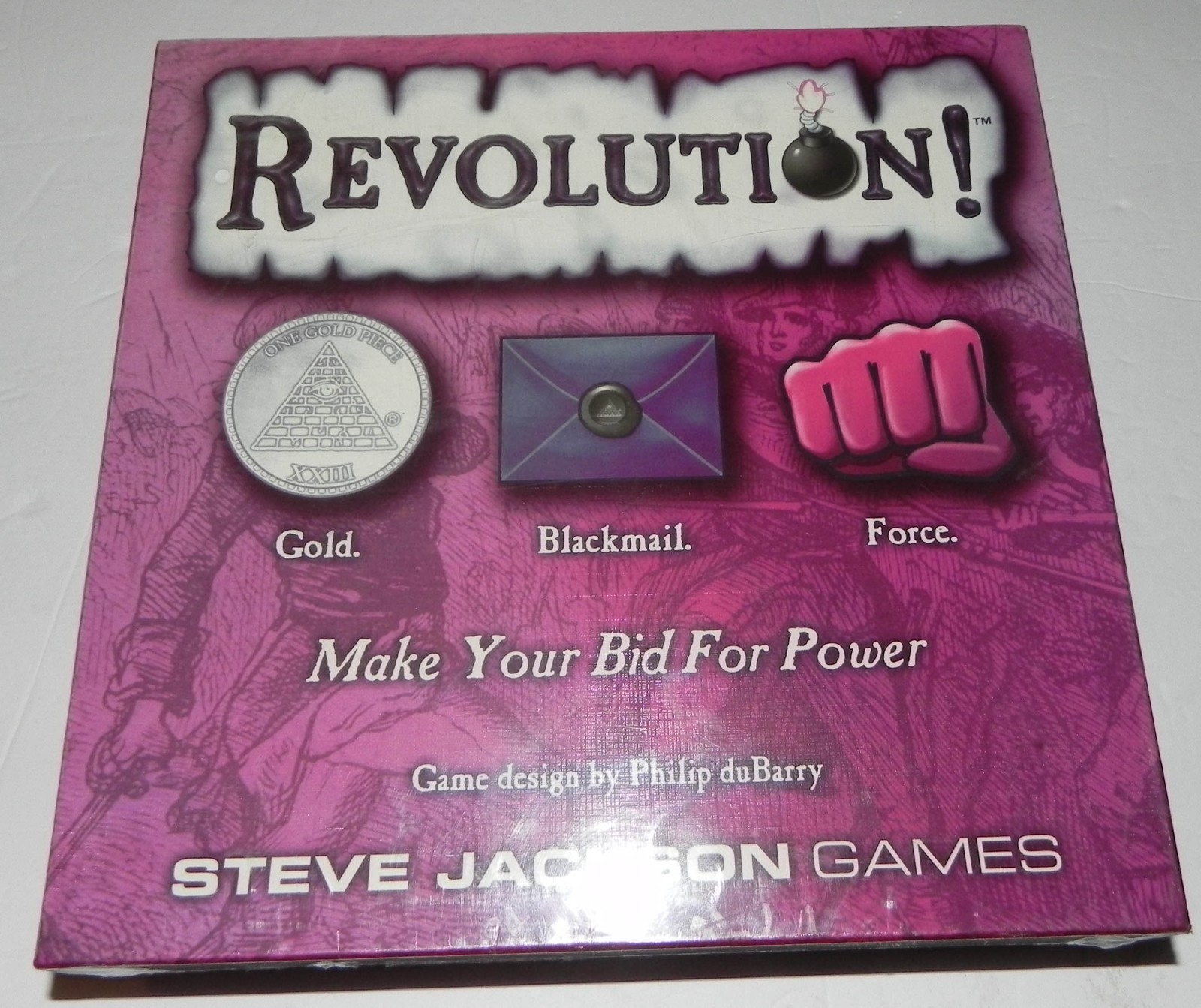 Revolution! Board Game Steve Jackson 2009 1st edition 1st printing NIB