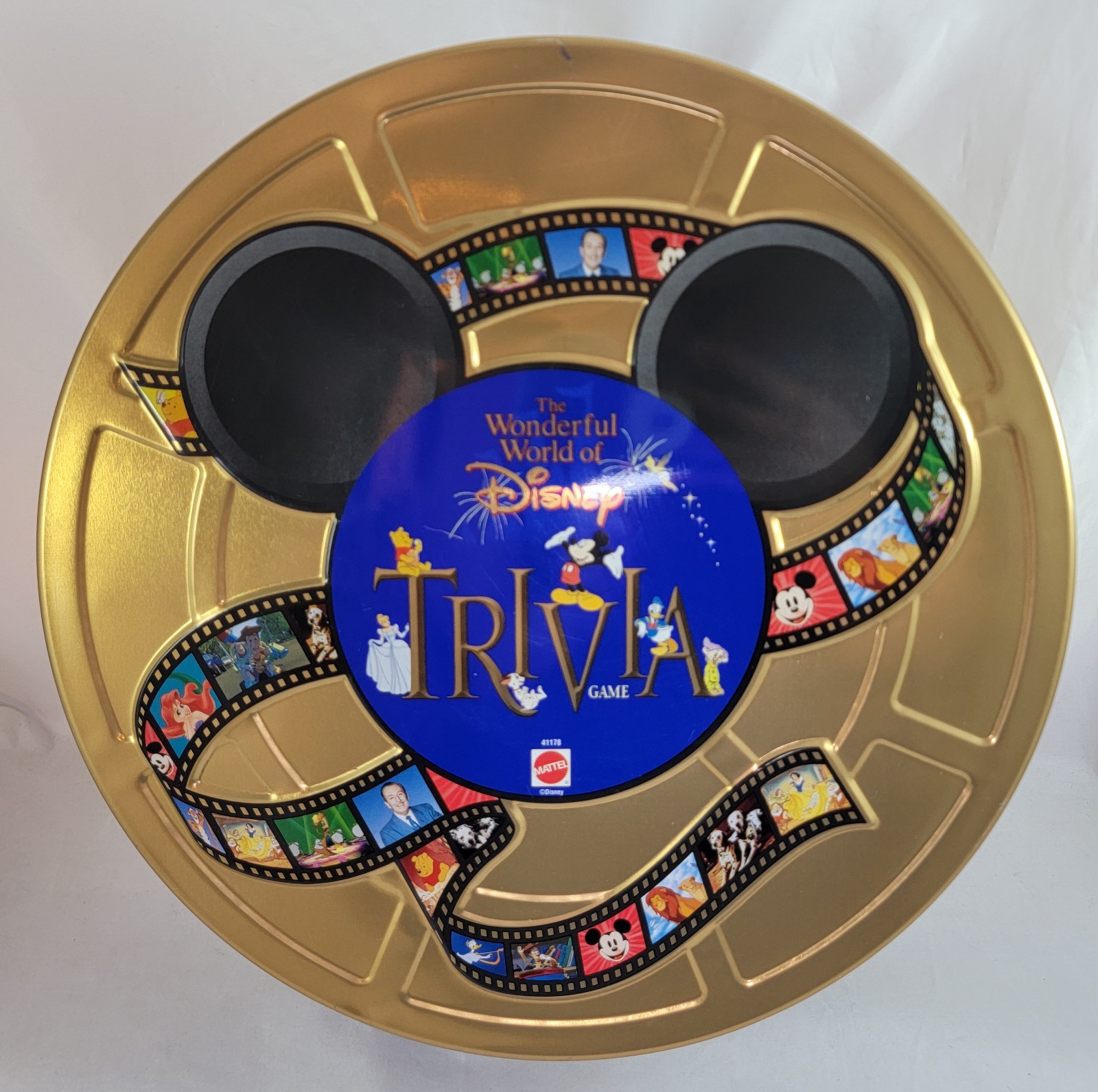 The Wonderful World Of Disney COMPLETE Trivia Board Game In Tin 1997