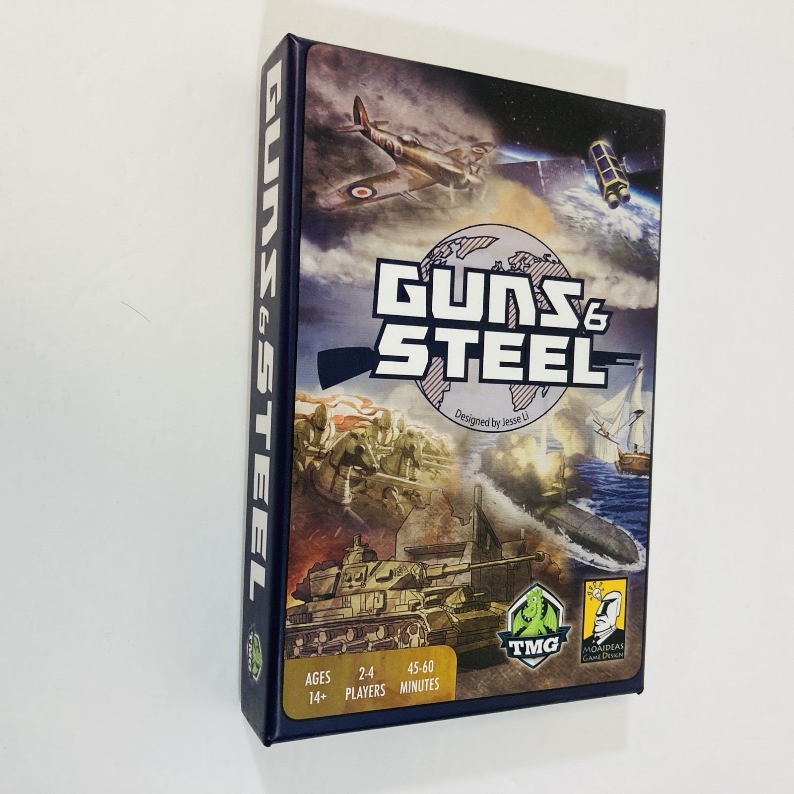 GUNS AND STEEL CARD GAME tmg board game small box strategy 2016 oop EUC COMPLETE