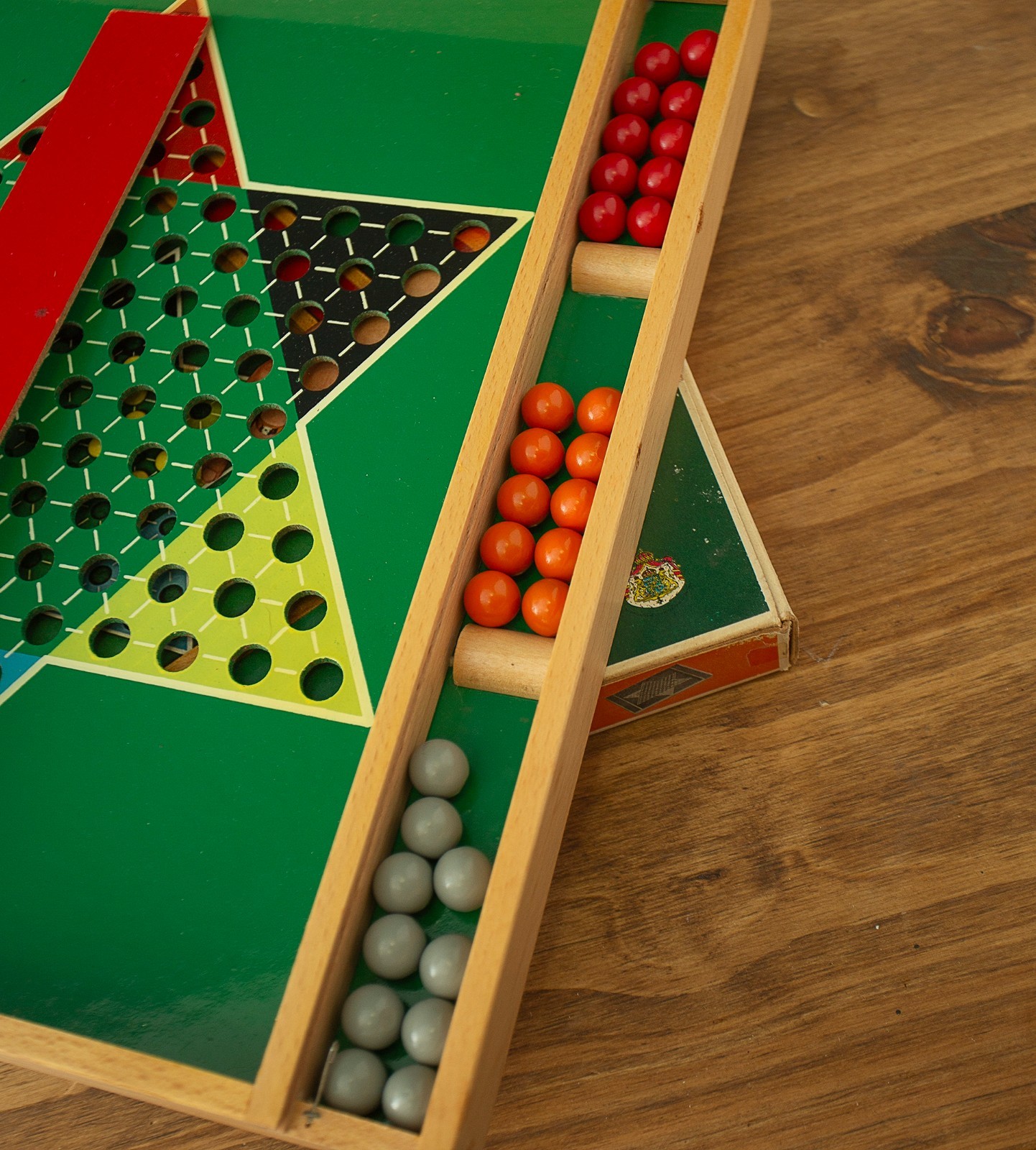 Vtg Chinese Checkers Brio of Sweden Kina Spelet Excellent Condition 1970s