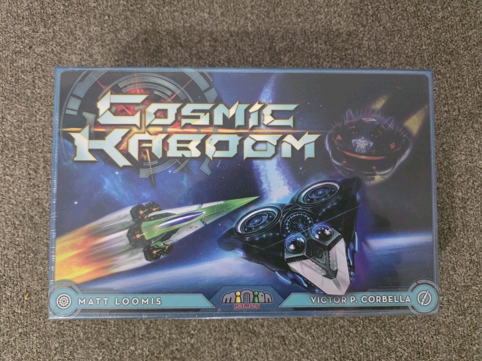 Cosmic Kaboom Board Game NEW Sealed Minion Games 2–4 Players Strategy Dexterity