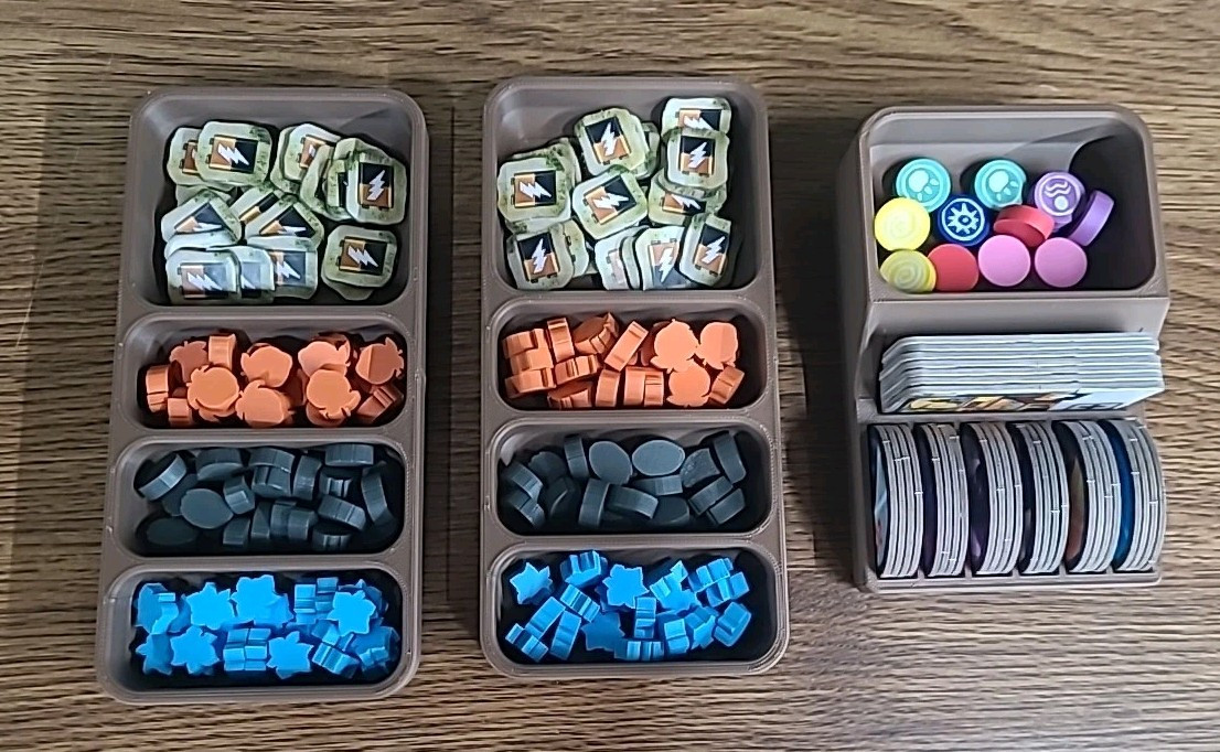 After Us Organizer Trays – Board Game Upgrade – 3d Printed – ANY COLOR