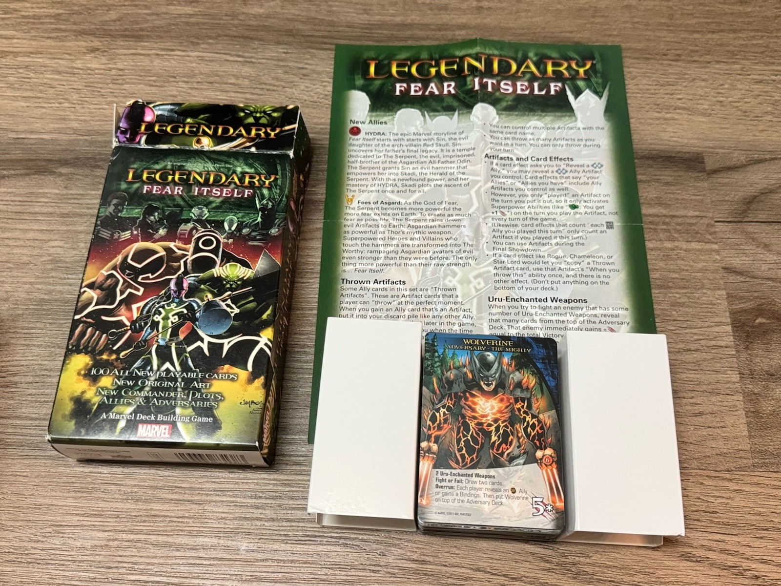 Marvel Legendary Expansion Bundle – Dark City & Fear Itself 100% Complete 1st Ed