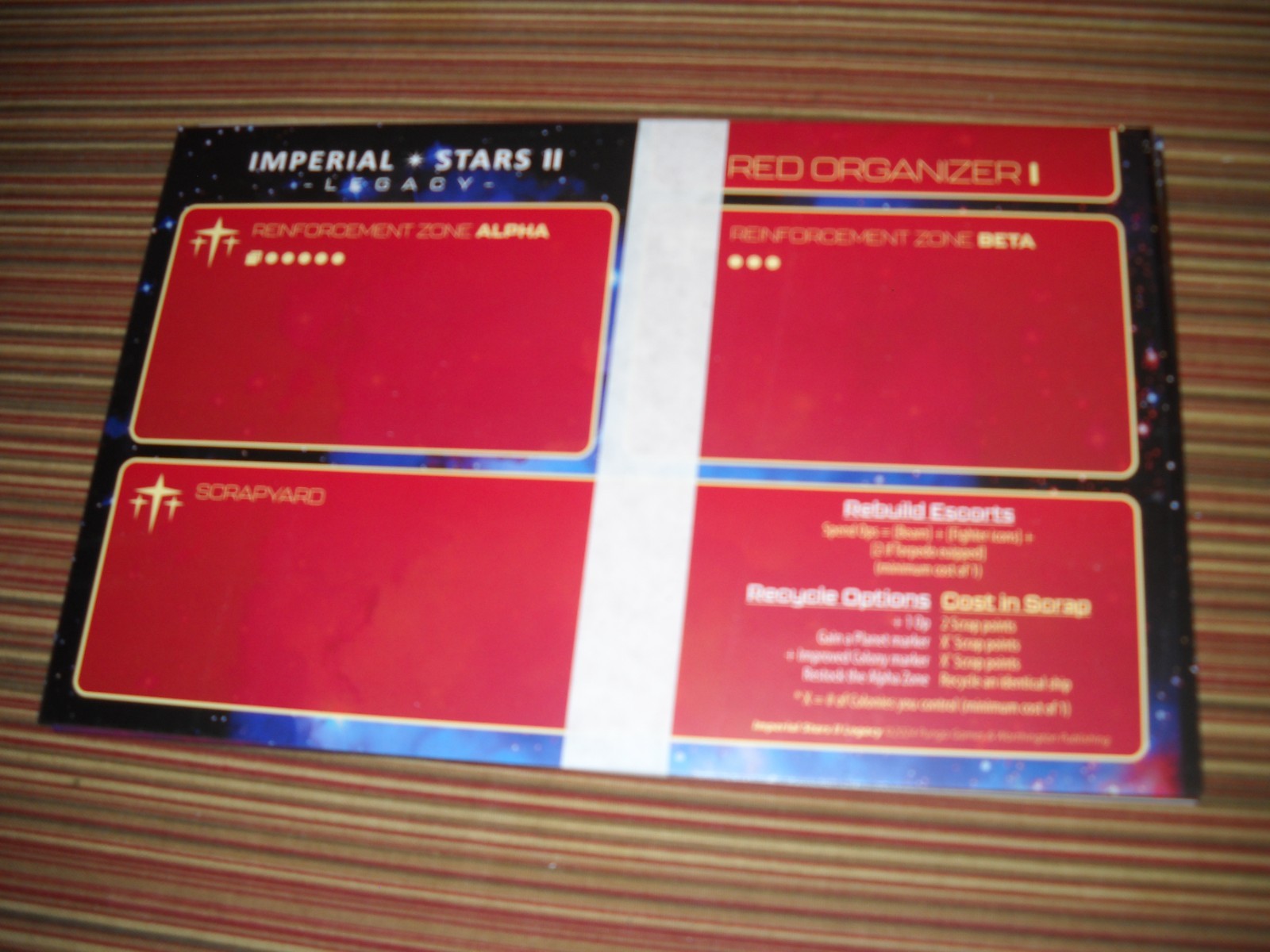 Pungo Games Imperial Stars II: LEGACY NEVER PLAYED Unpunched Sealed Decks