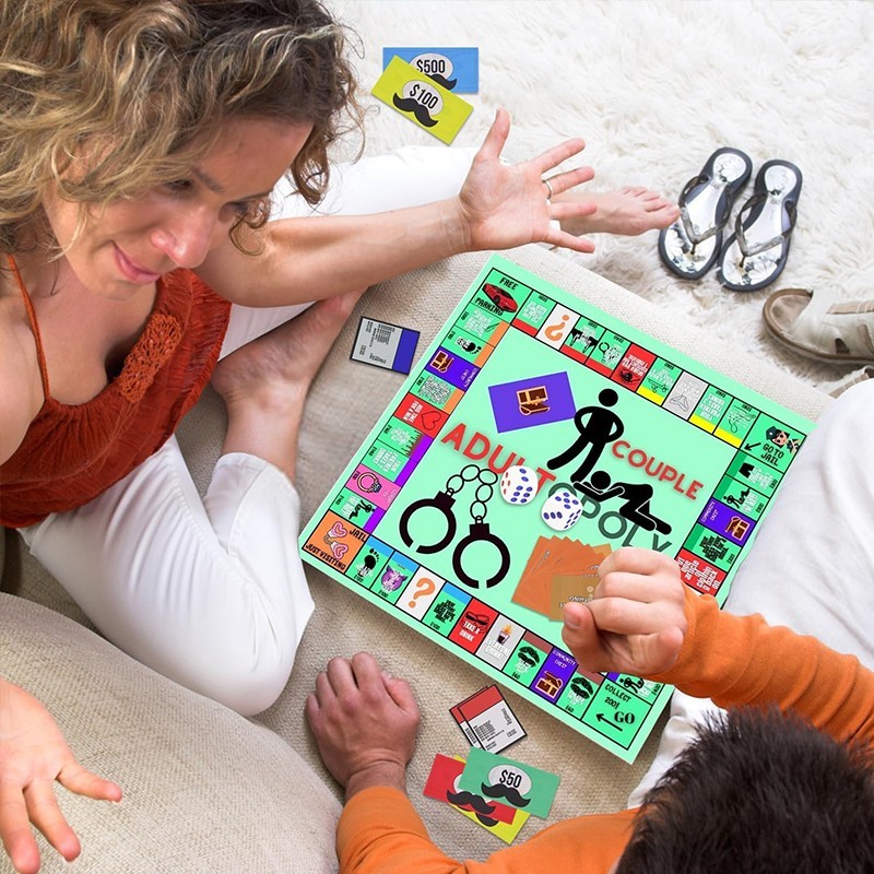 Couple Adult Opoly Board Game – Romantic Couples Games for Date Night Sex Games