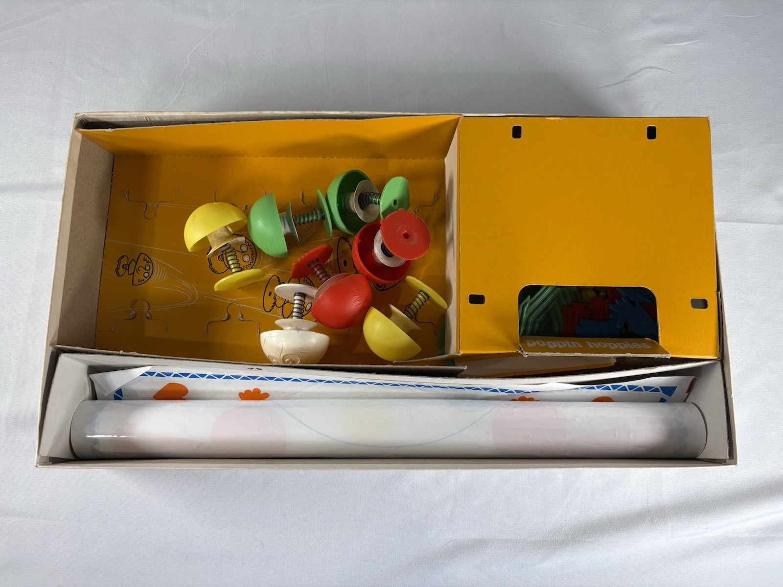 Vintage Poppin Hoppies Game By Ideal 1968 100% Complete