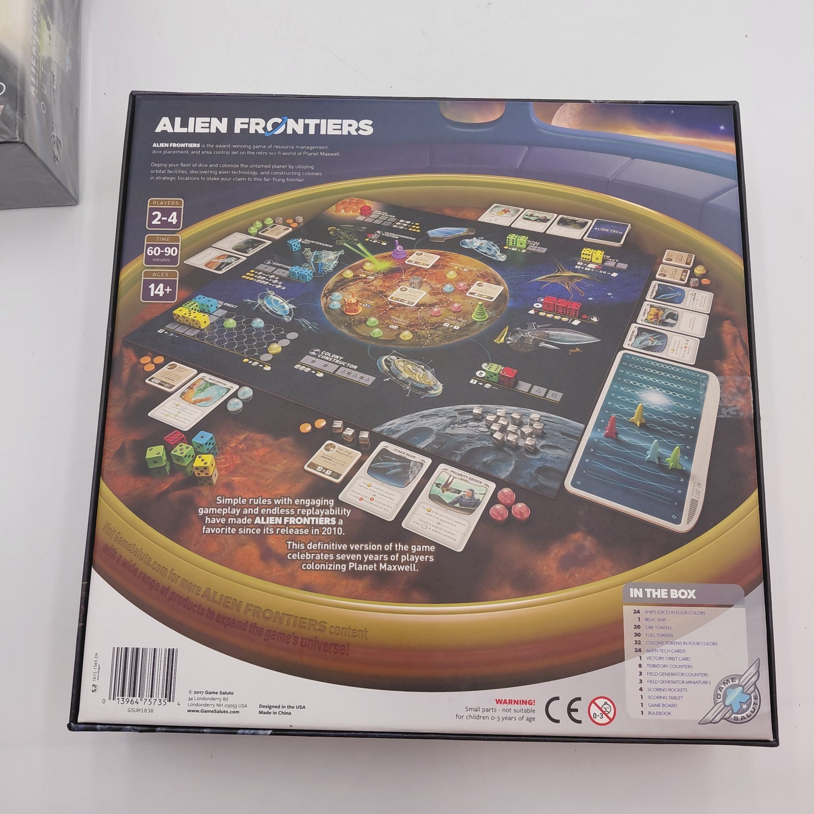 Alien Frontiers Outer Belt Expansion Box Sealed & Open Board Game Space Family