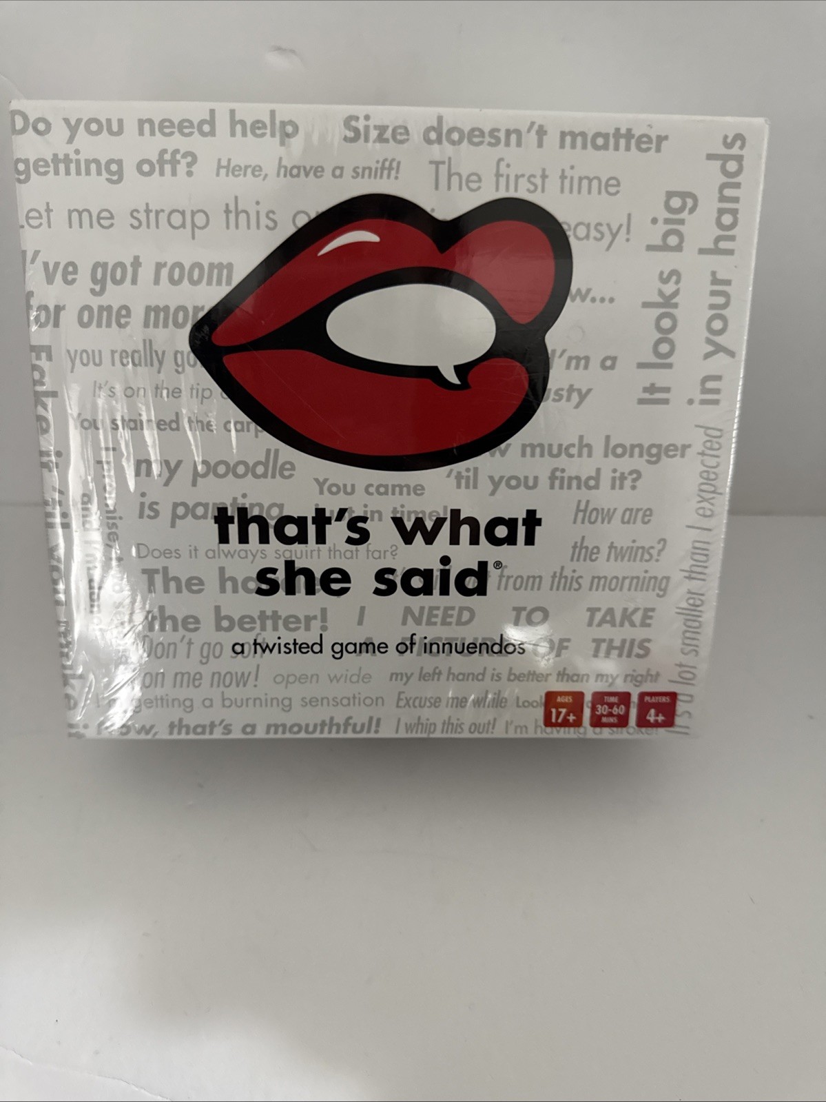 That’s What She Said – The Party Game/Board Game – NEW SEALED!