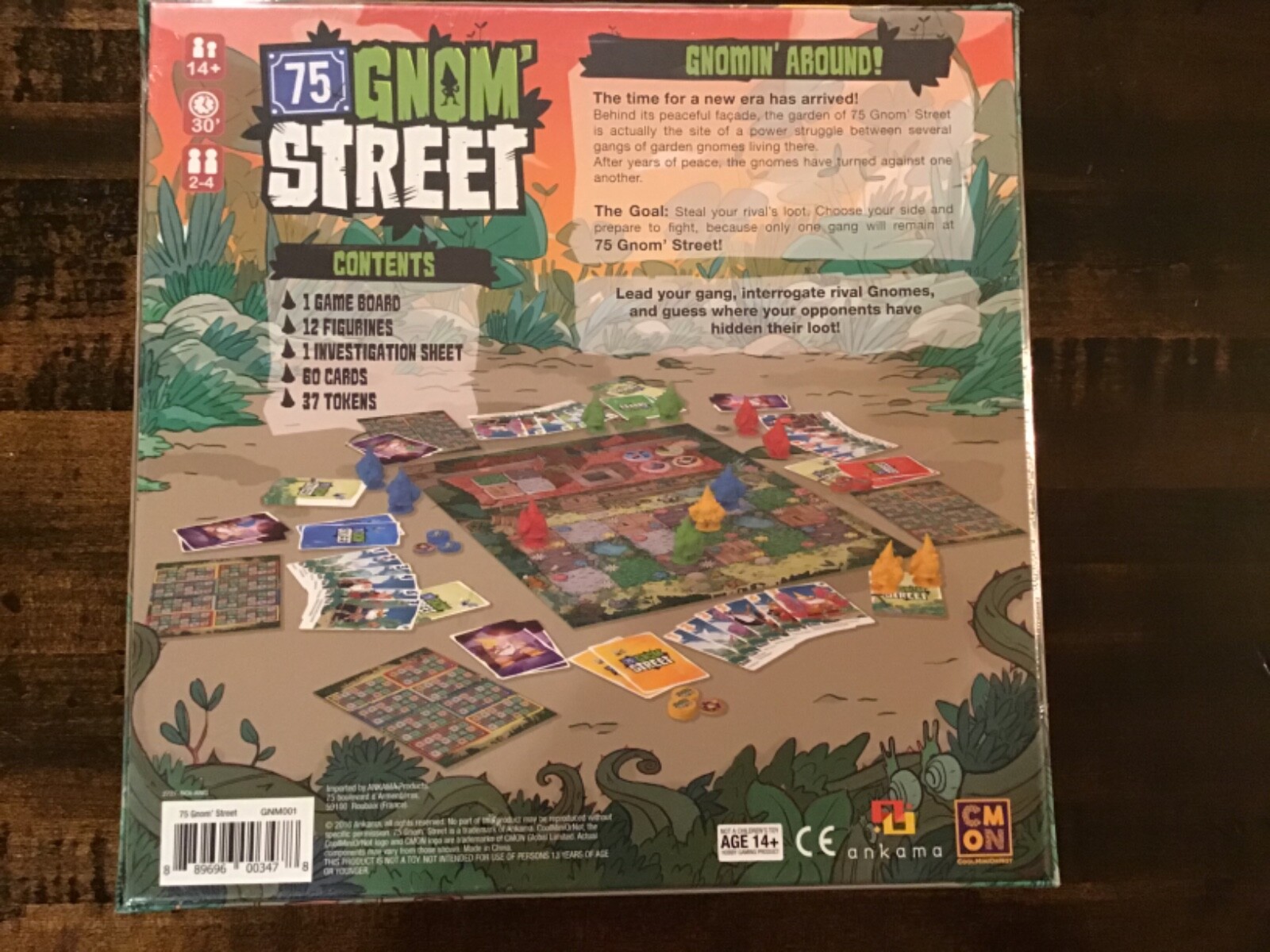 75 Gnom’ Street Board Game Brand New