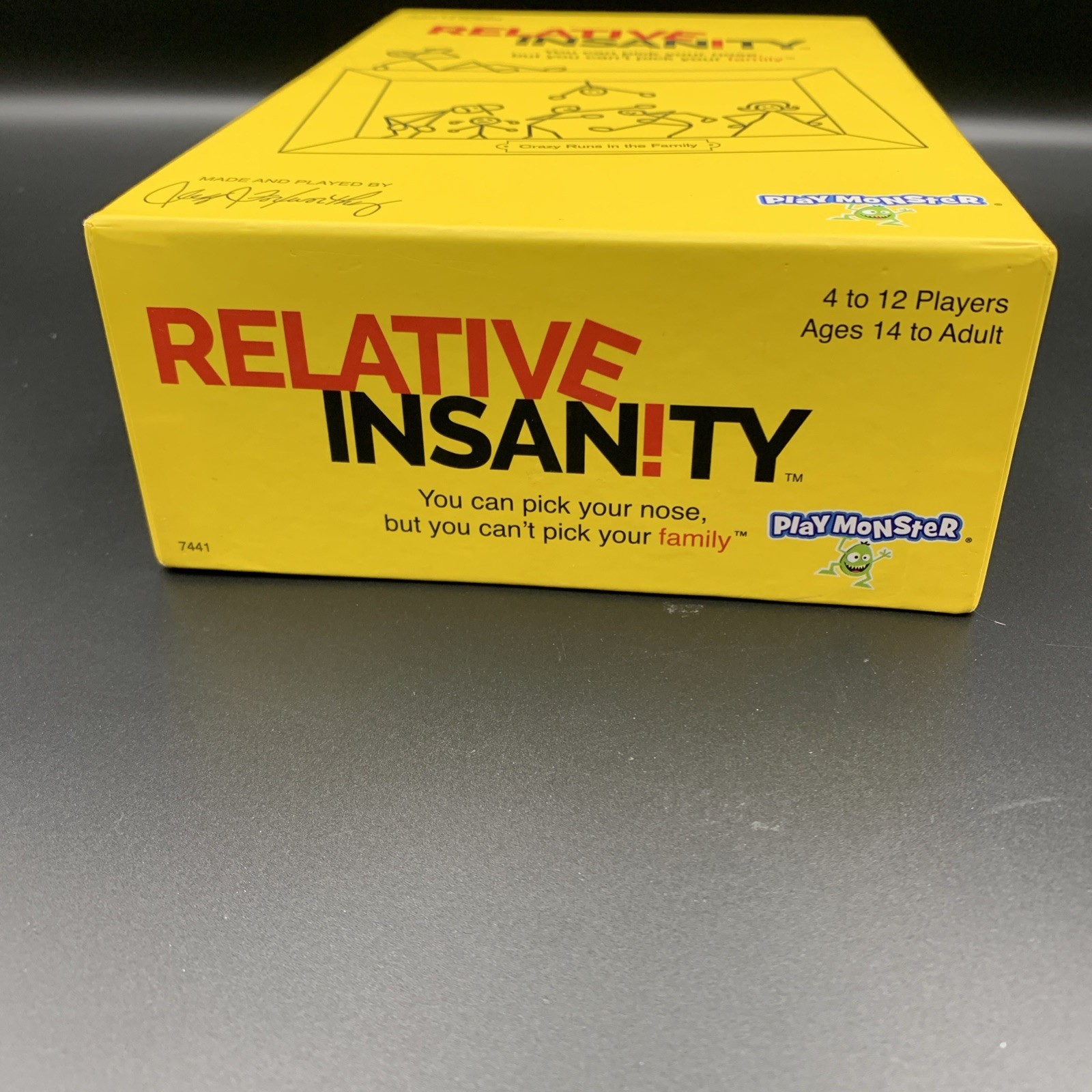 Relative Insanity Game -Jeff Foxworthy- Play Monster 4-12 Players /14+ Years Old