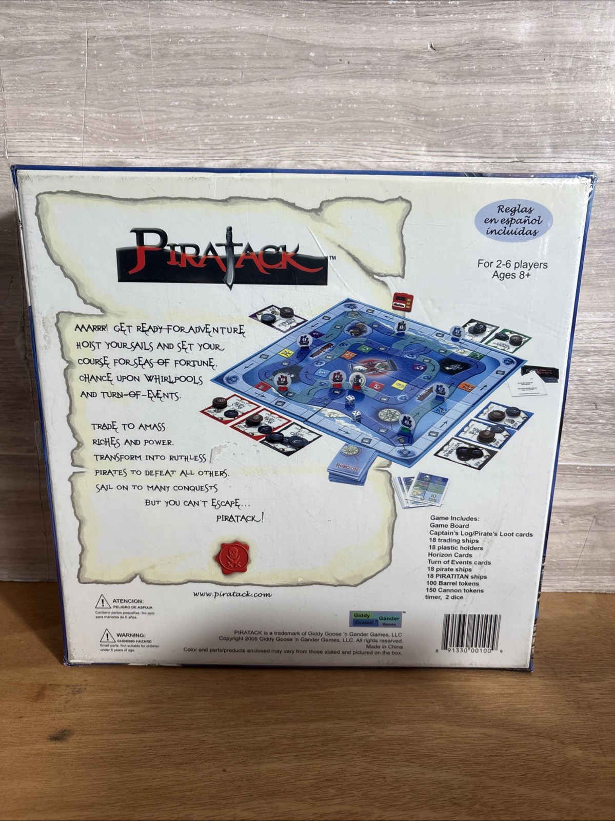 Piratack High Seas Battle Game New Sealed