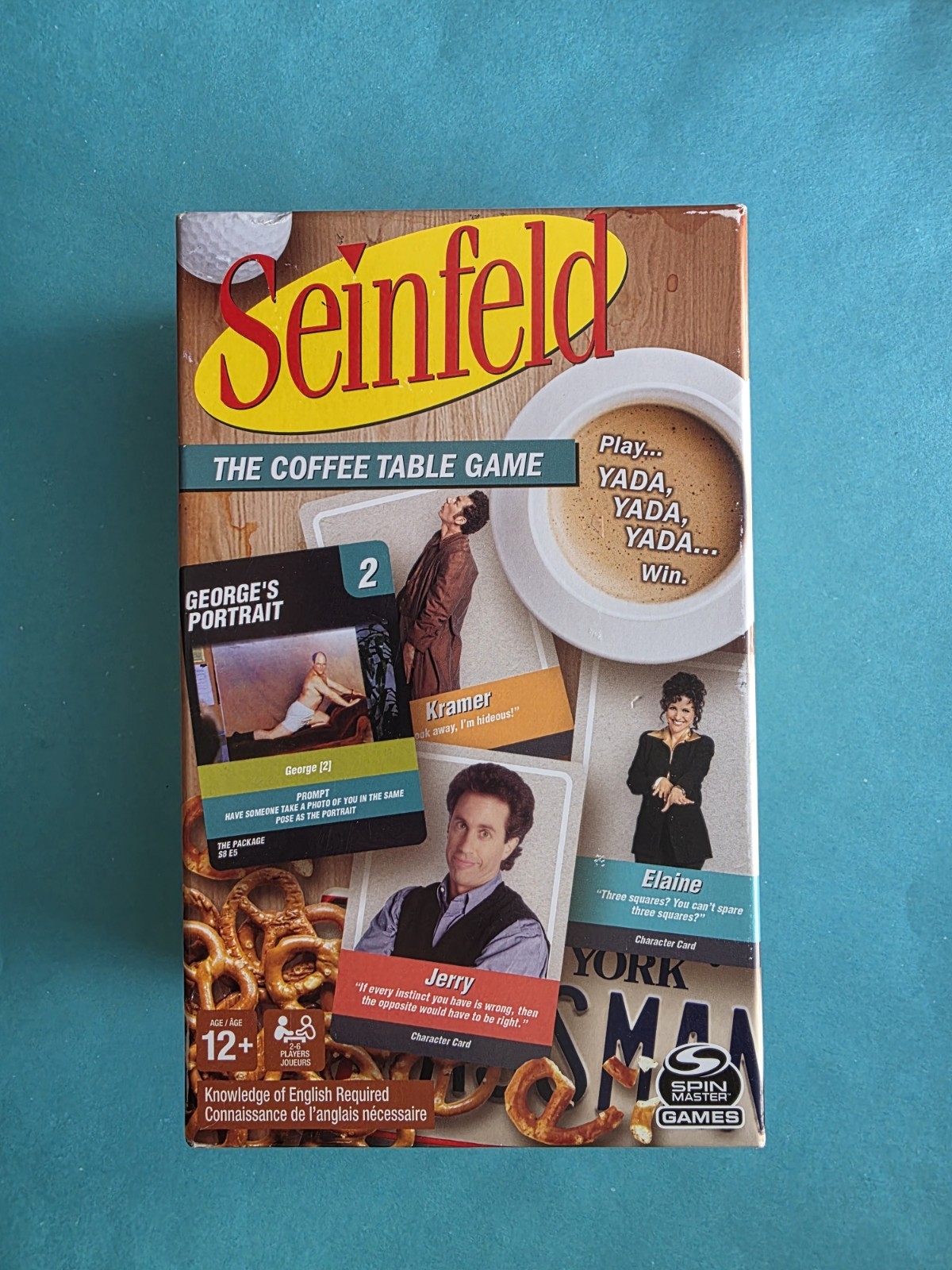 Seinfeld Coffee Table Game Spin Master Sealed Jerry Elaine Benes Television Show
