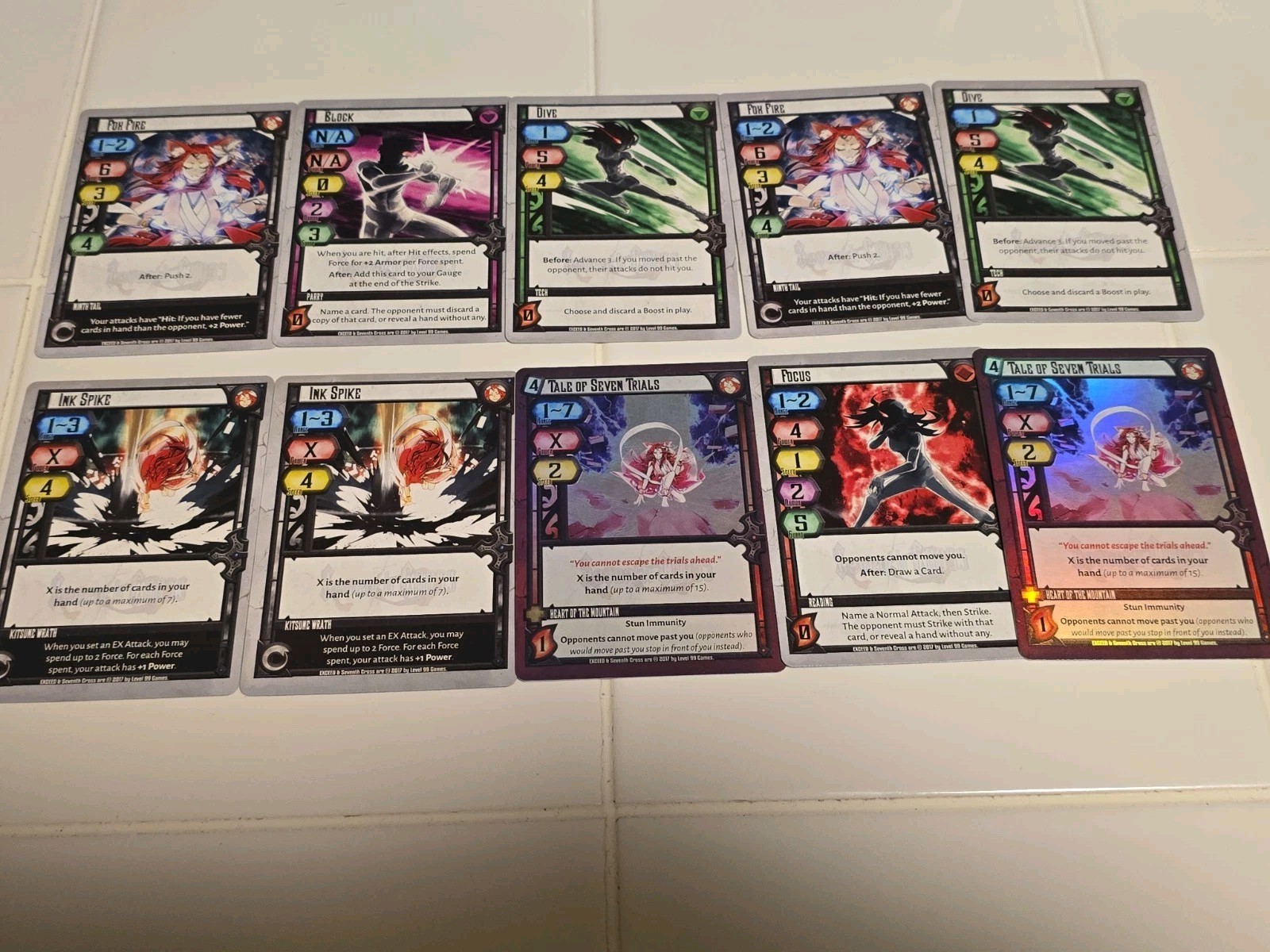Exceed: Seventh Cross Seijun (Card Game, 2017) Level 99