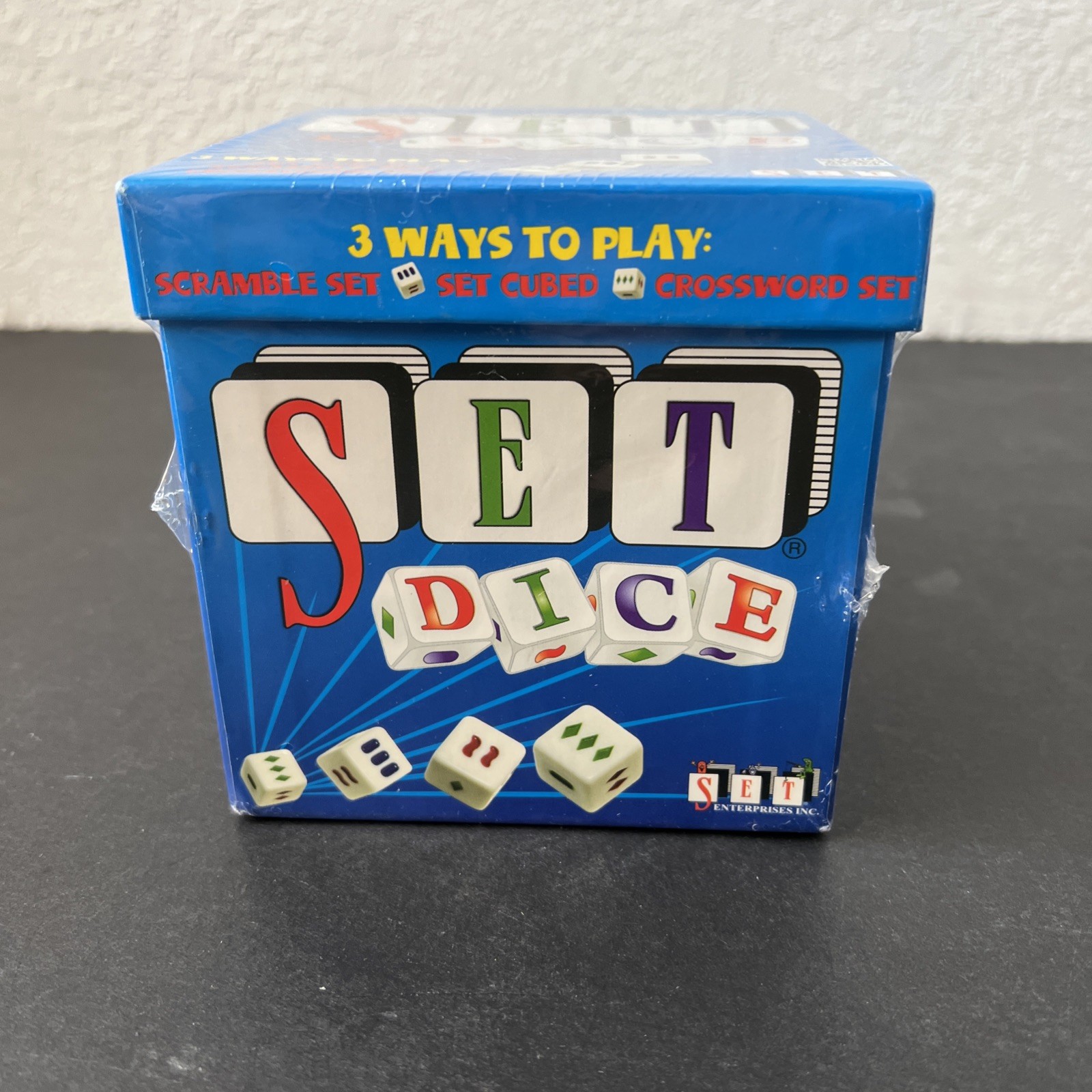 SET Dice Game 3 Ways To Play: Cubed Scramble Crossword 1-6 Players 100% Complete