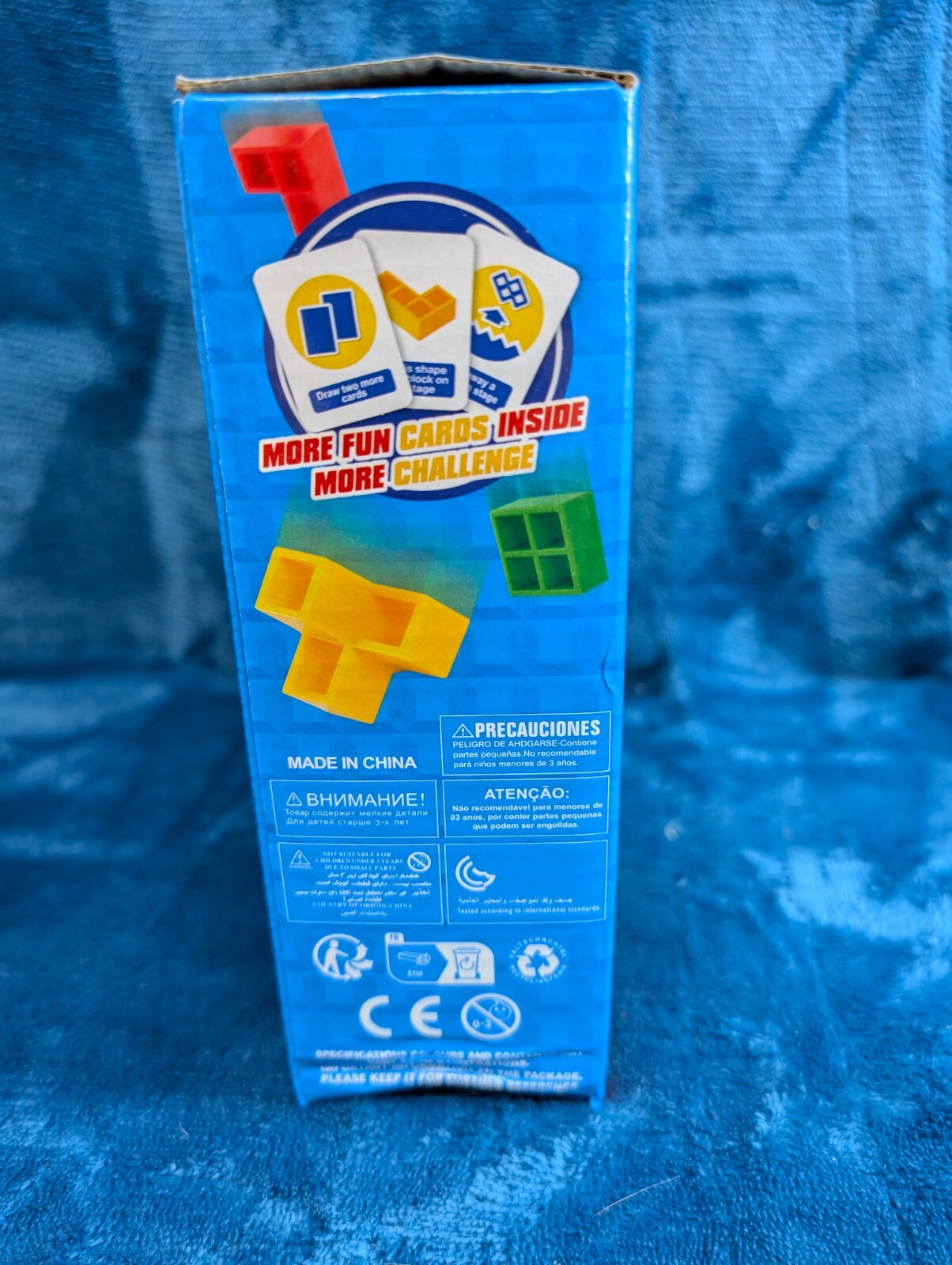 Stack Attack Tetra Tower Game Stack Games for Kids & Adults Kids. 48Pcs