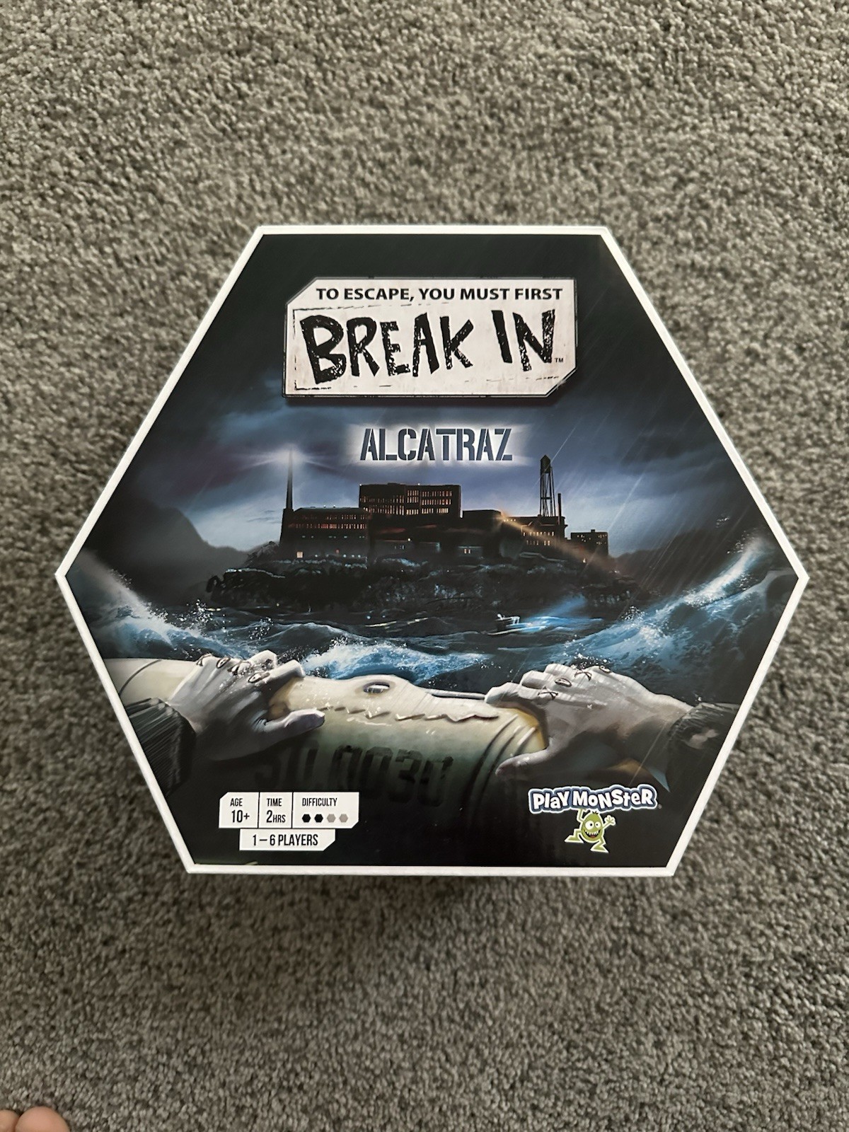 PlayMonster Board Game Break In – Alcatraz Box Fair/Mint