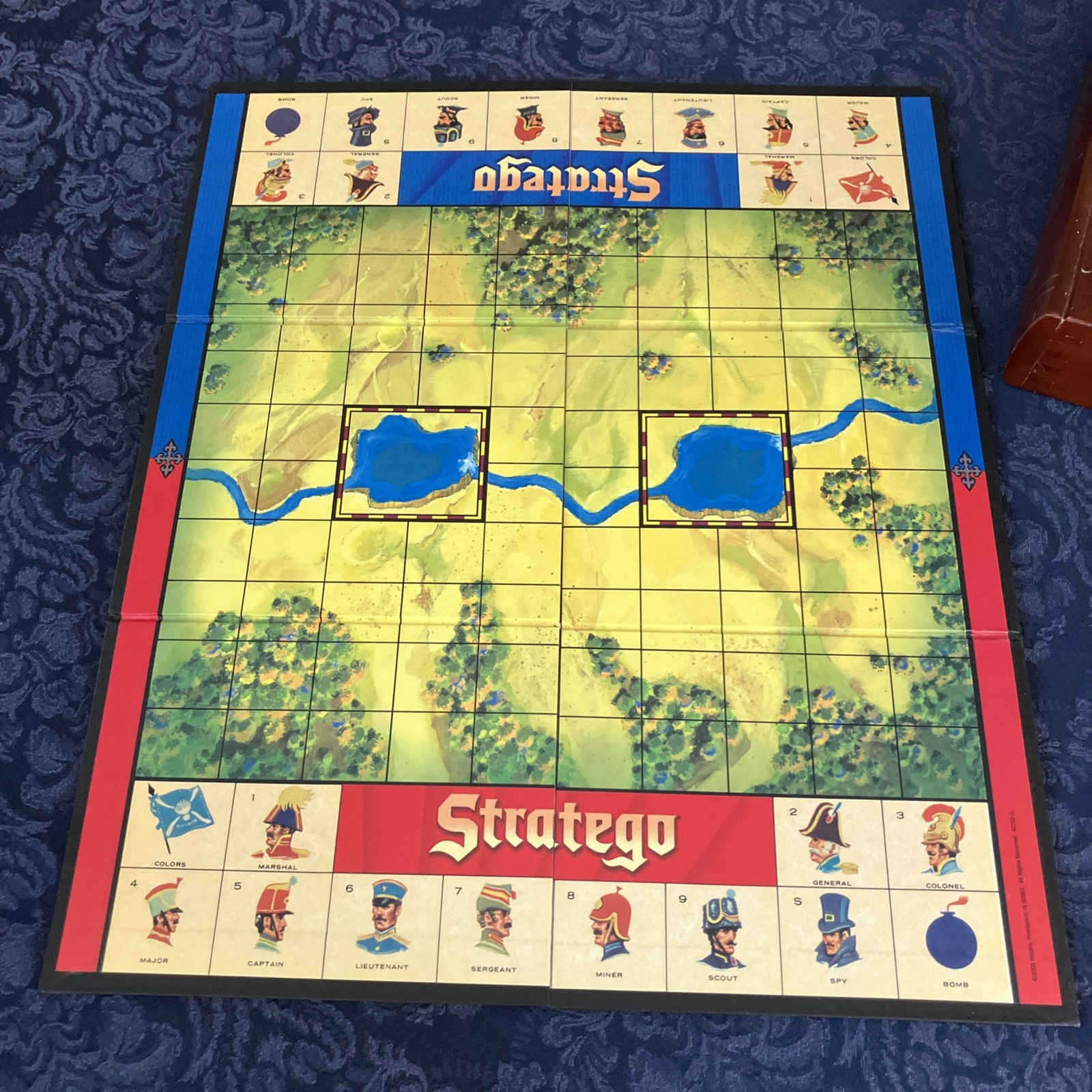 Stratego Vintage Game Collection Bookshelf Edition Wooden Box Case 2005
