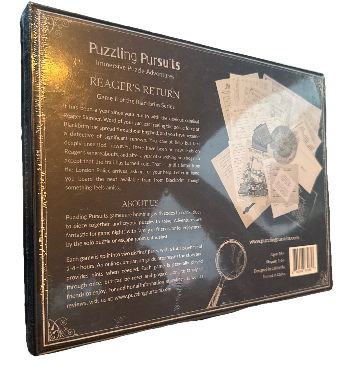 New Puzzling Pursuits REAGER’S RETURN Game II Of The Blackbrim Series