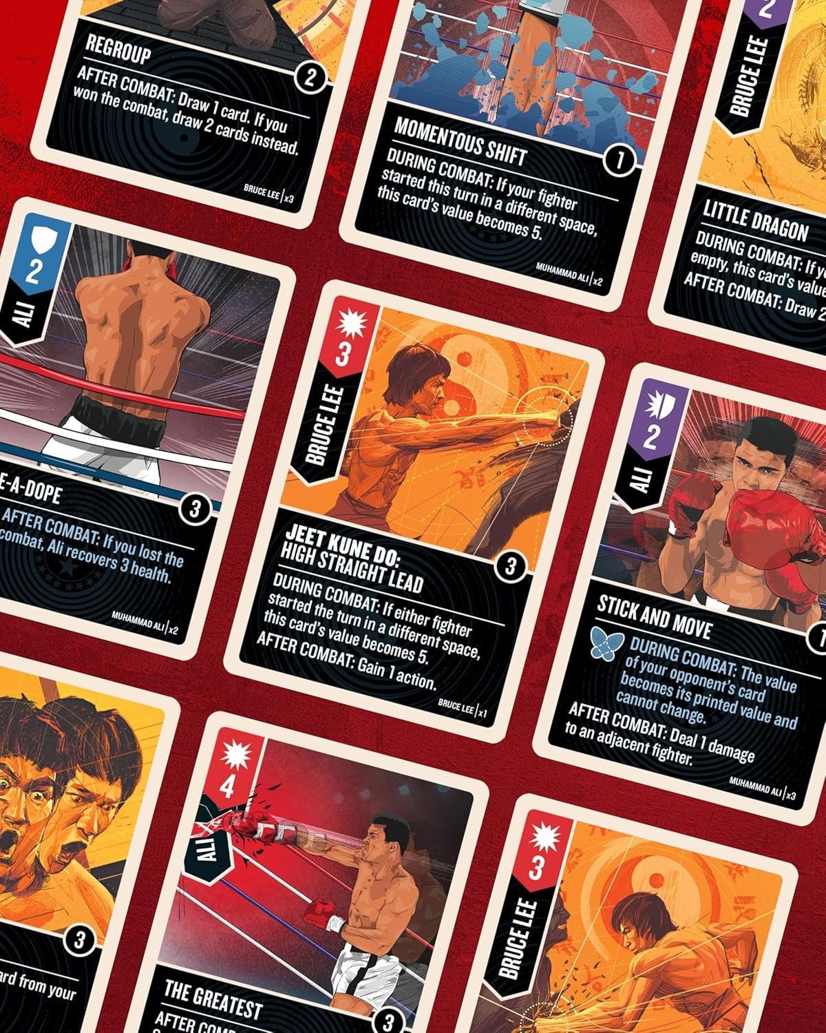 Restoration Games Unmatched Muhammad Ali Vs Bruce Lee – Strategy Board Game for