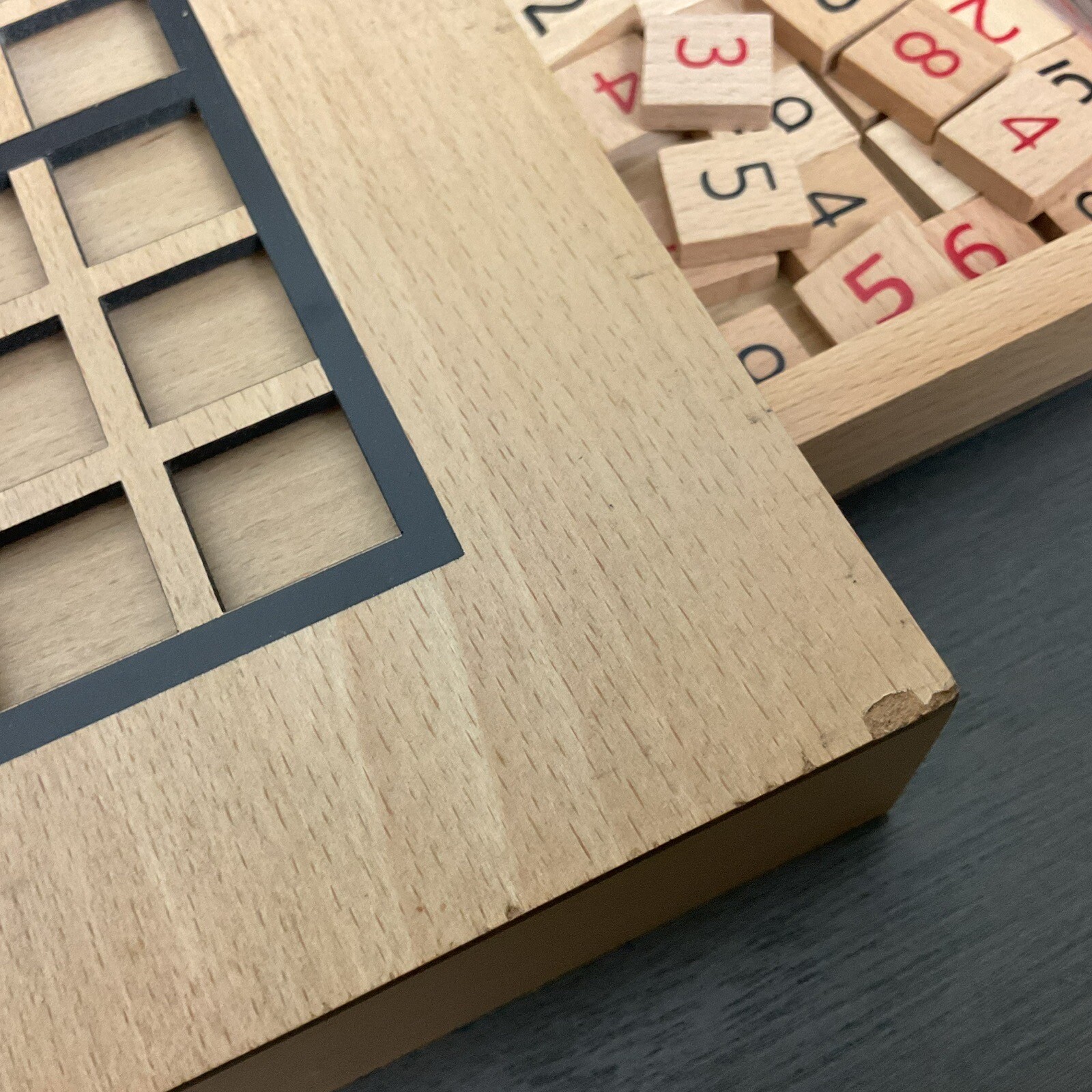 SUDOKU WOODEN BOARD GAME #49-9412 by Wood Expressions,Inc (Pre-Owned)