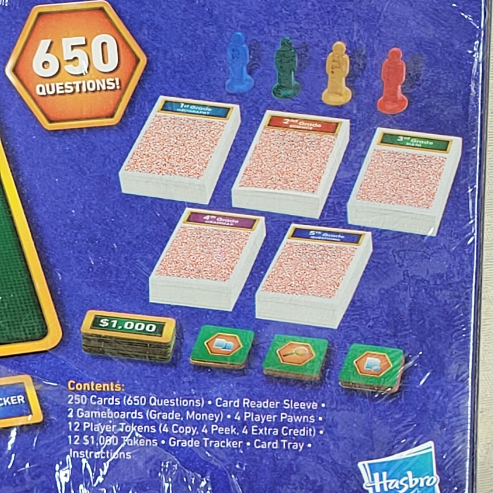Are You Smarter Than a 5th Grader Board Game Hasbro Kids Ages 8 & Up Trivia New