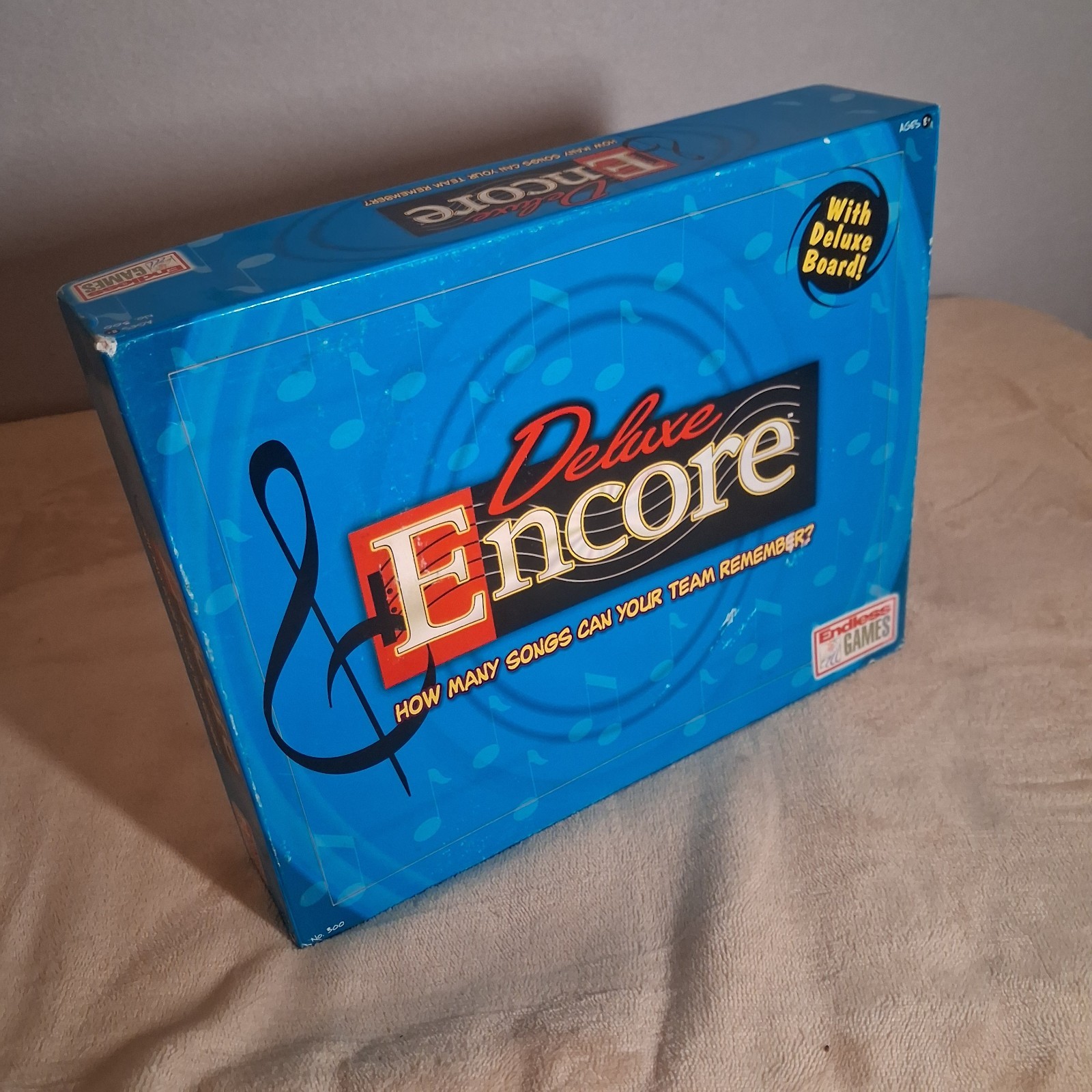 Deluxe Encore Board Game Endless Games Singing Music Party Trivia Song COMPLETE