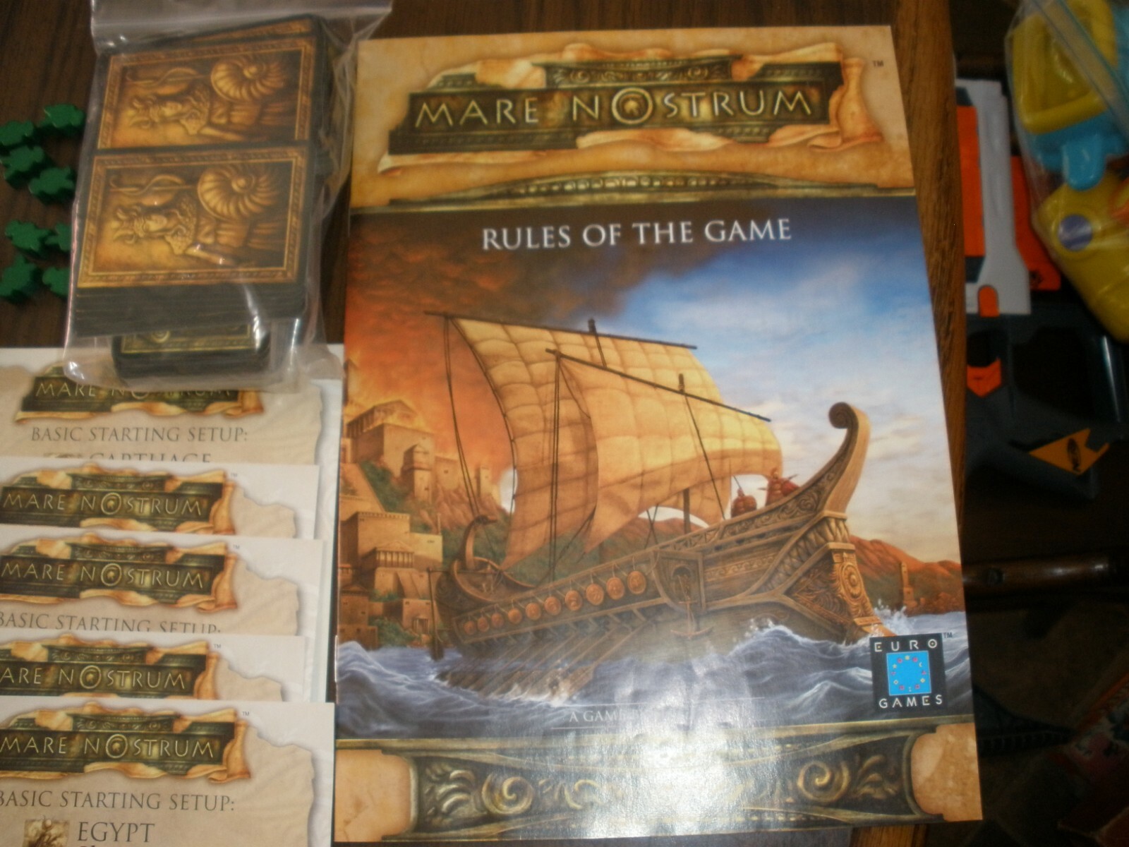 Eurogames Boardgame Board Game Mare Nostrum COMPLETE 2003