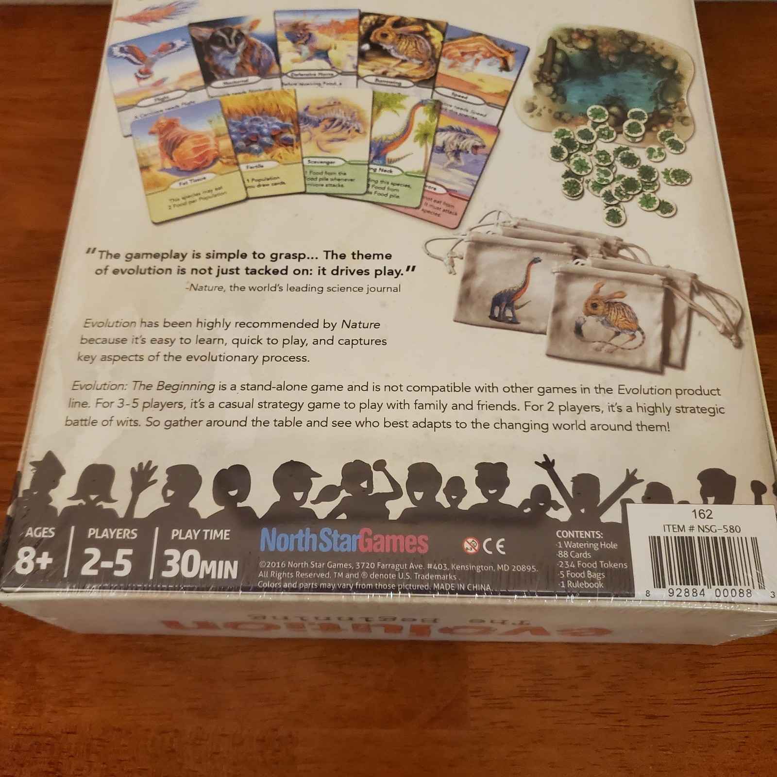 North Star Games Evolution The Beginning Dinosaur Board Game New Educational