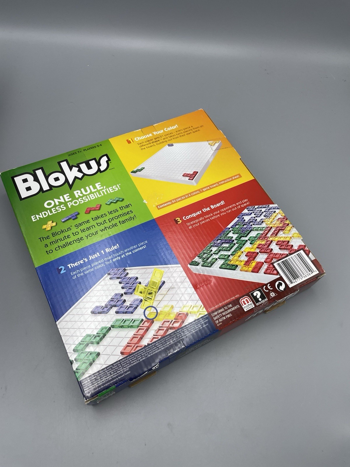 Mattel Blokus Educational Strategy Board Game – Fun Family Game