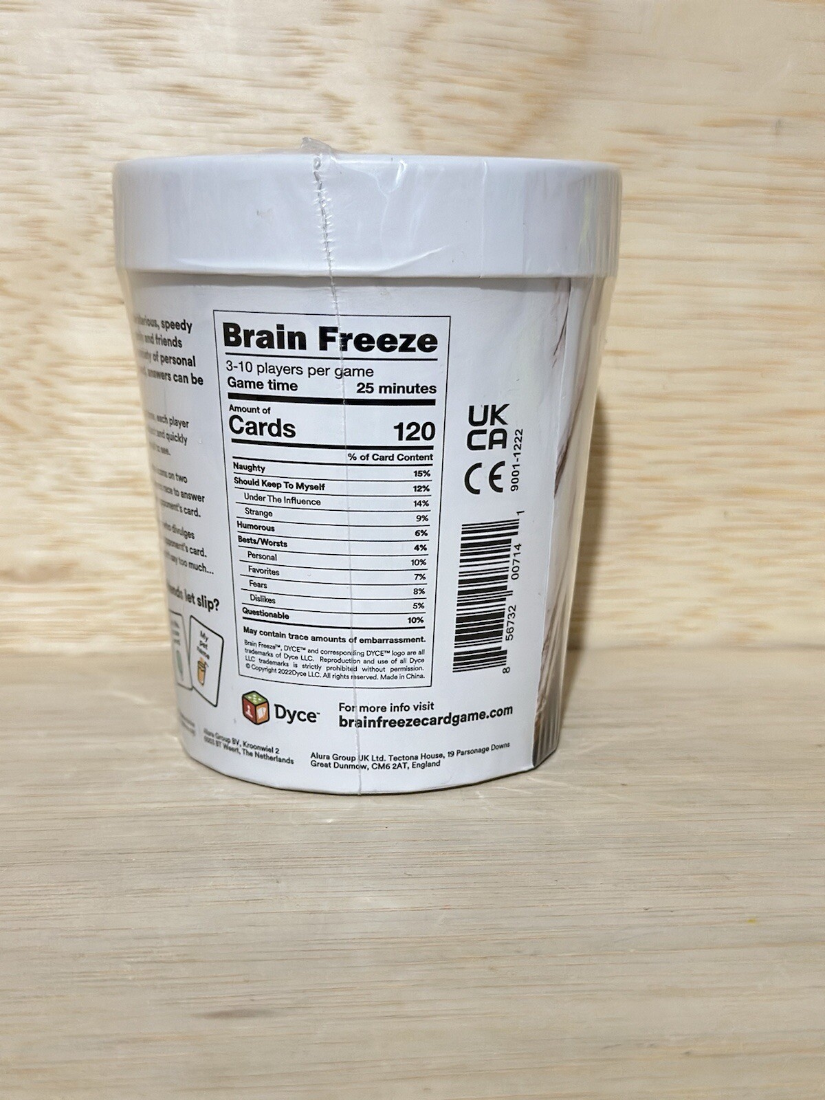 Brain Freeze – edition card game New and Sealed!