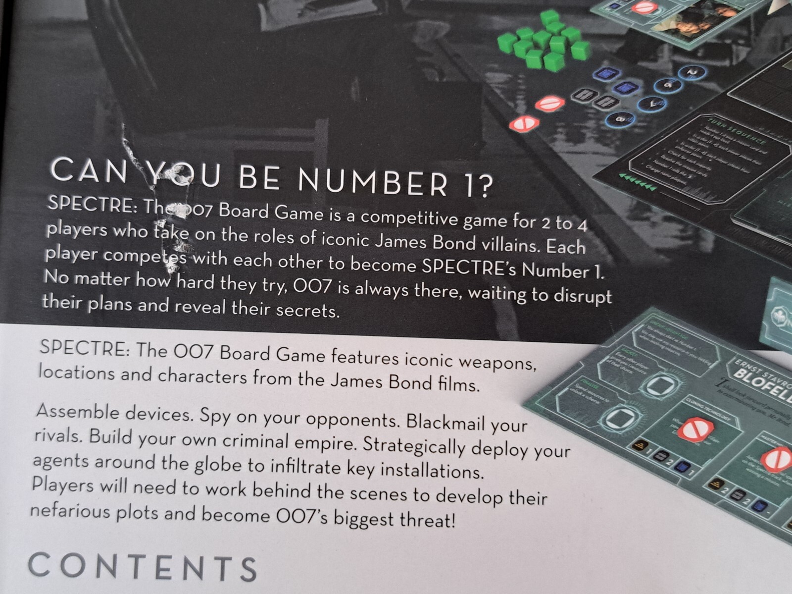 Spectre The Board Game – Modiphius Entertainment 2022 Complete James Bond 007