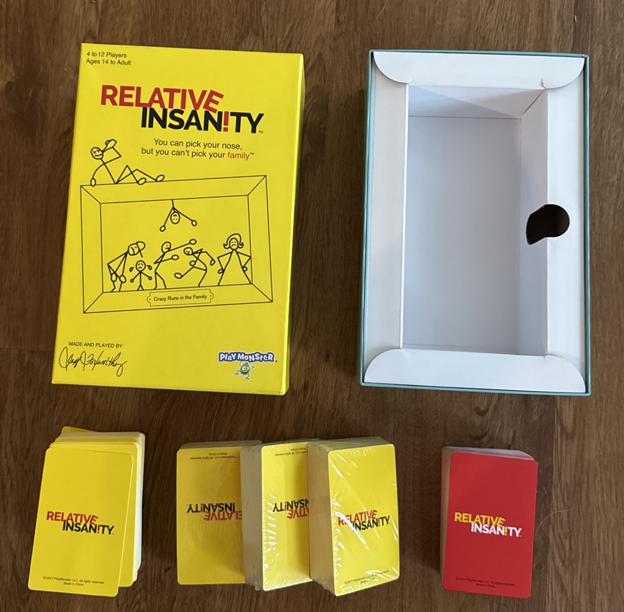 Relative Insanity Party Family CardGame – Cards Sealed By Playmonster