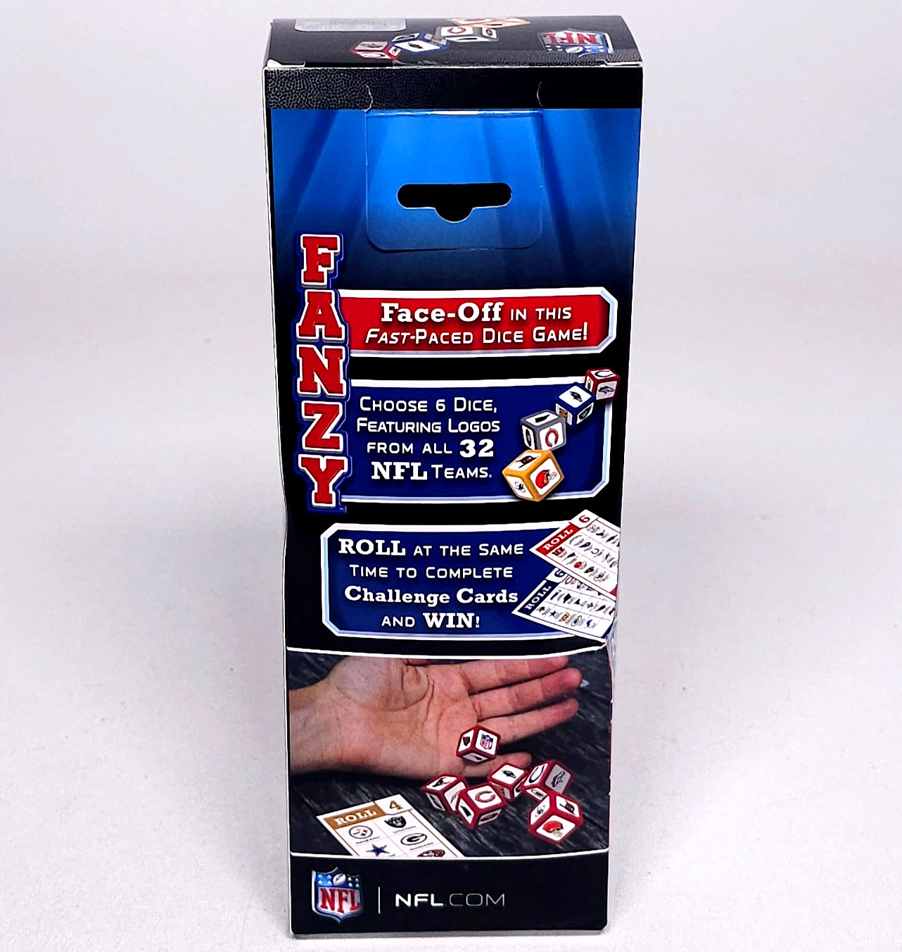 NEW NFL Football Fanzy Dice Card Game Fun Frenzied Speed Fast Paced Masterpieces