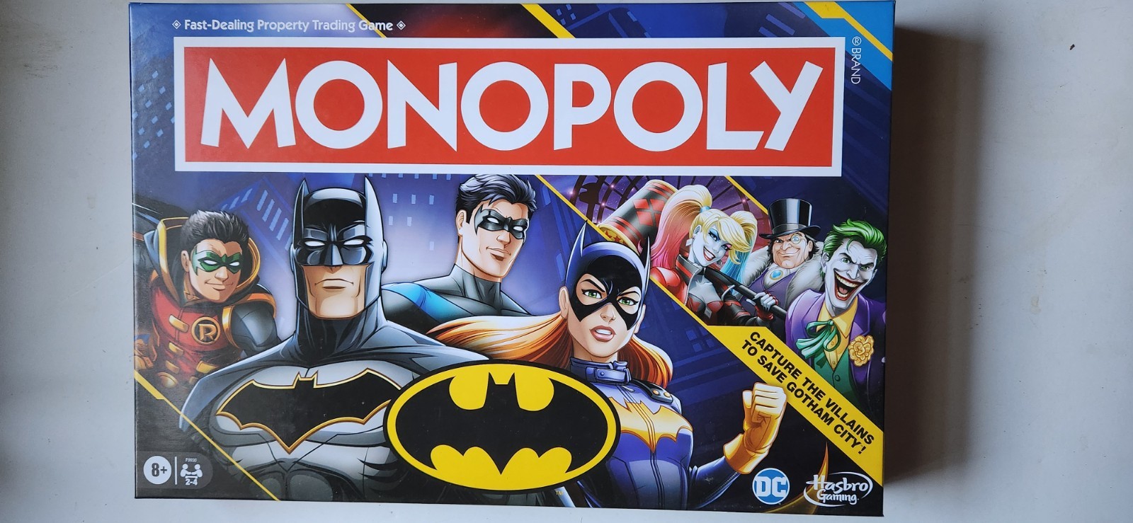 Hasbro Gaming Monopoly Batman Edition Board Game (2024) 2 – 4 Players F9930